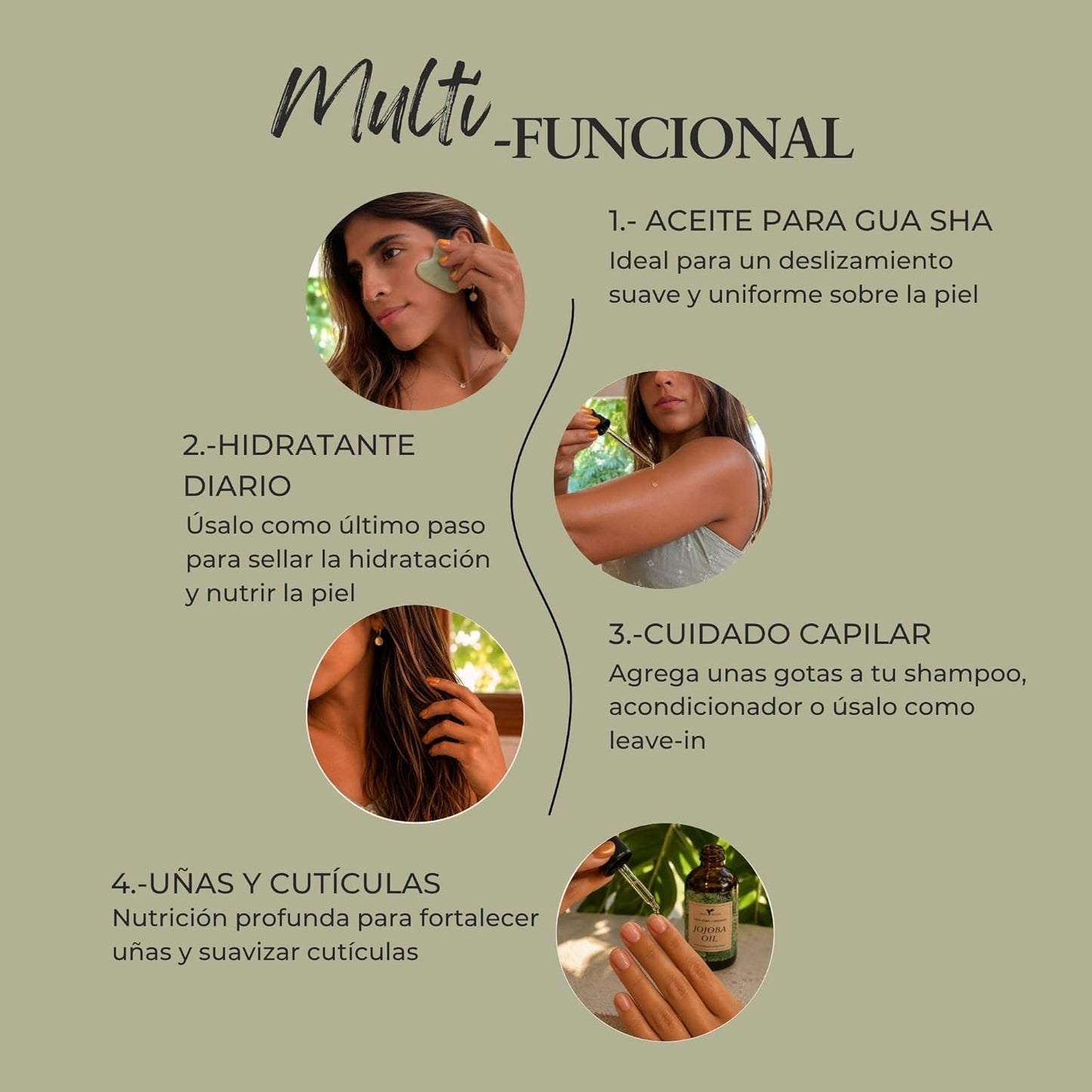Baja Basics Pure Jojoba Oil for Skin 4 oz, Cold Pressed Moisturizer for Face, Body, Nails and Hair – Multi-Purpose Beauty Product – Vitamin E – Aceite de Jojoba Organico 100 Puro