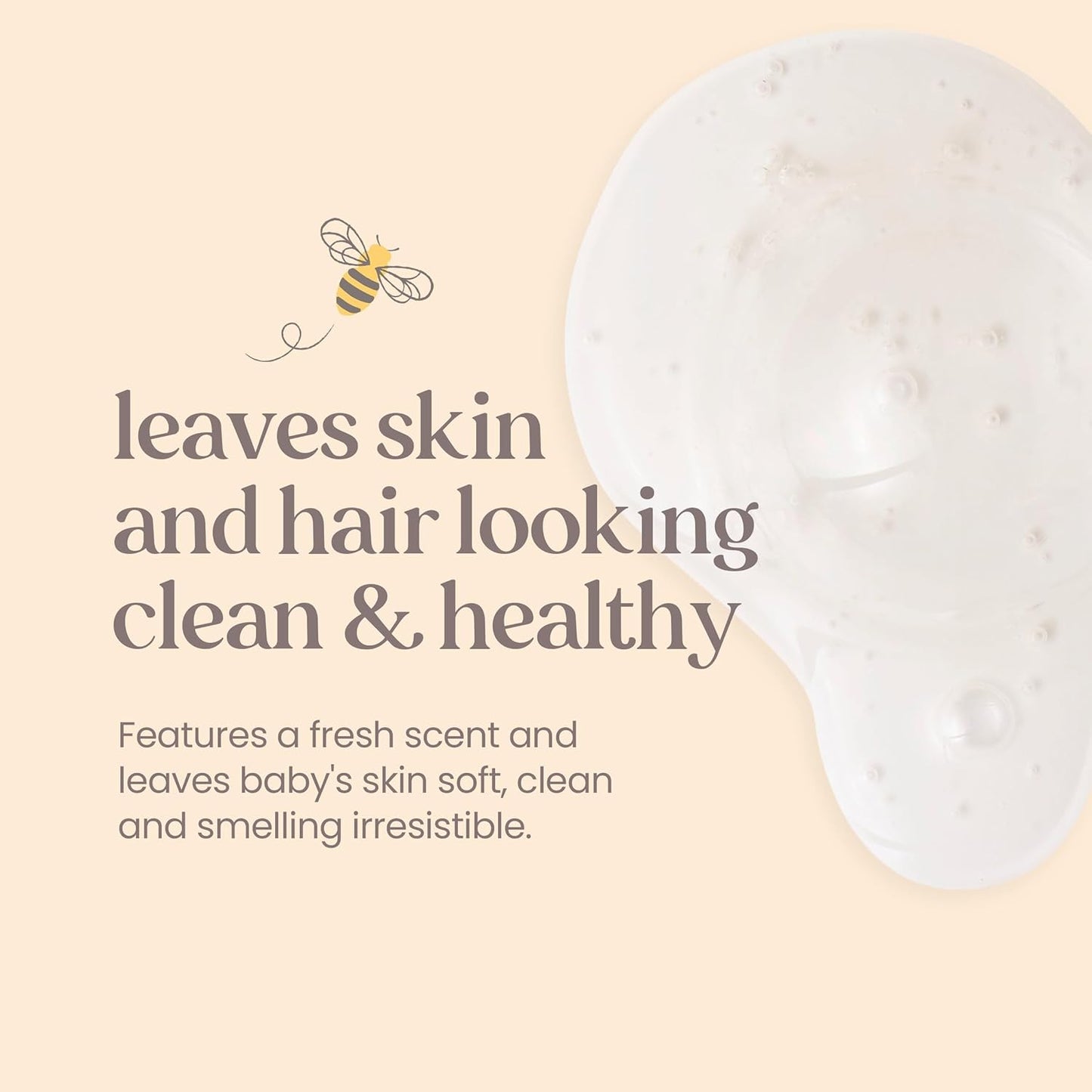 Burt's Bees Baby Bubble Bath, Original Scent, Tear Free Baby Wash for Delicate Skin, 98% Natural Origin, 12 Fl Oz (Pack of 3)