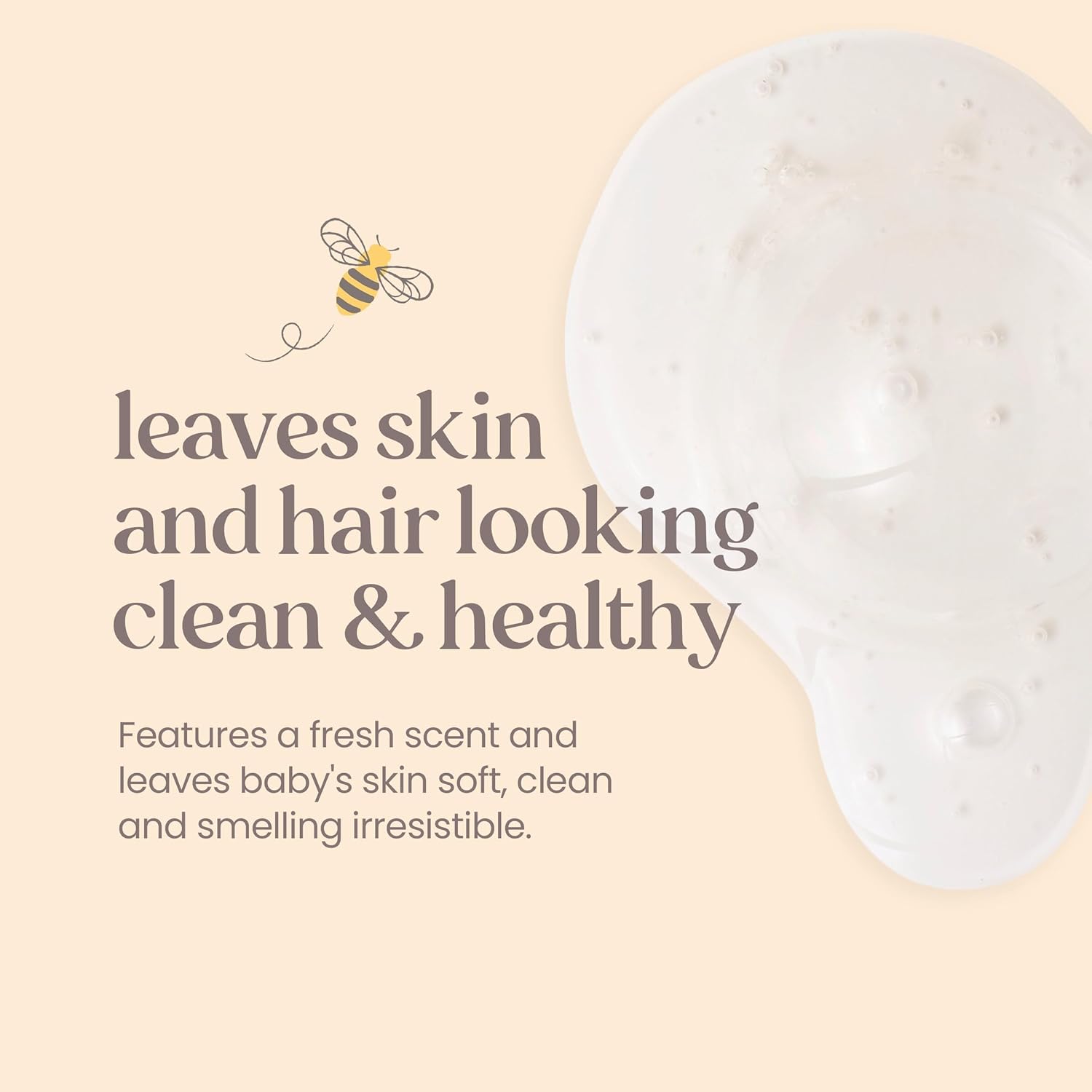 Burt's Bees Baby Bubble Bath, Original Scent, Tear Free Baby Wash for Delicate Skin, 98% Natural Origin, 12 Fl Oz (Pack of 3)