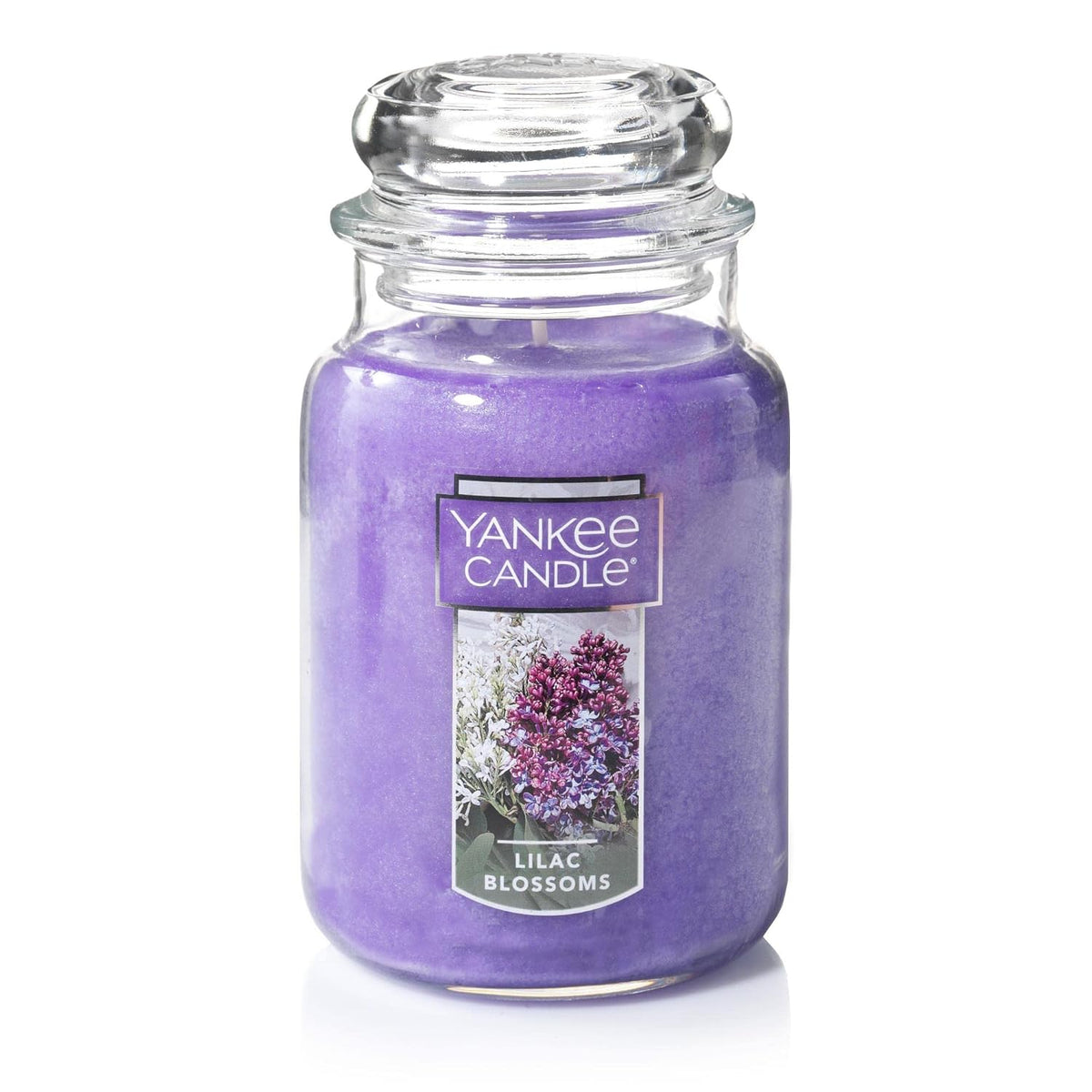 Yankee Candle Lilac Blossoms Scented Classic 22oz Large Jar Single Wick Candle Over 110 Hours of Burn Time Perfect for