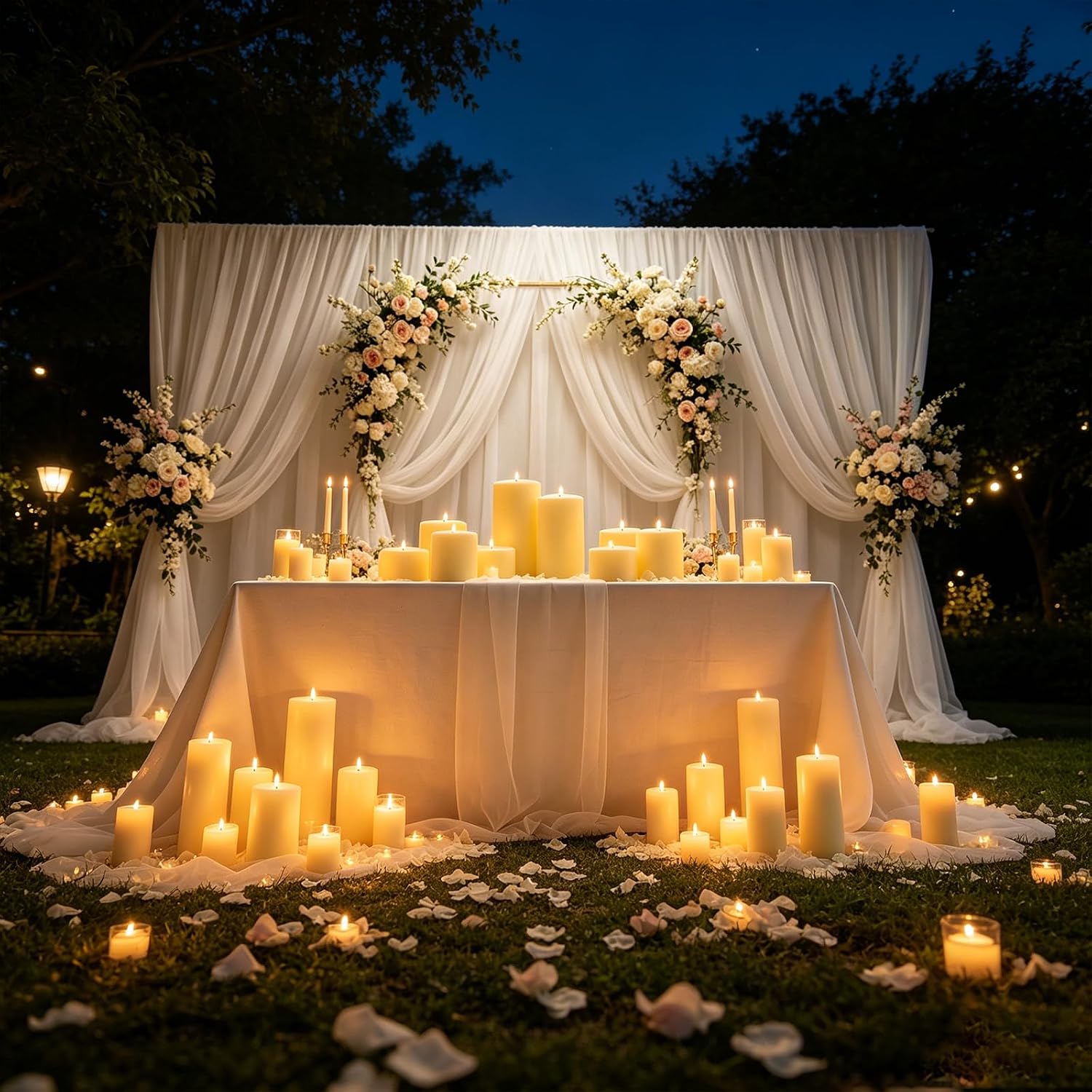 Sasigeiaa Flameless Candles with Remote - 9 Pack Battery Operated LED Fake Candles, Ivory (D3 x H3/4"/5"/6"/7" Assorted) for Festival, Home, Party Decor