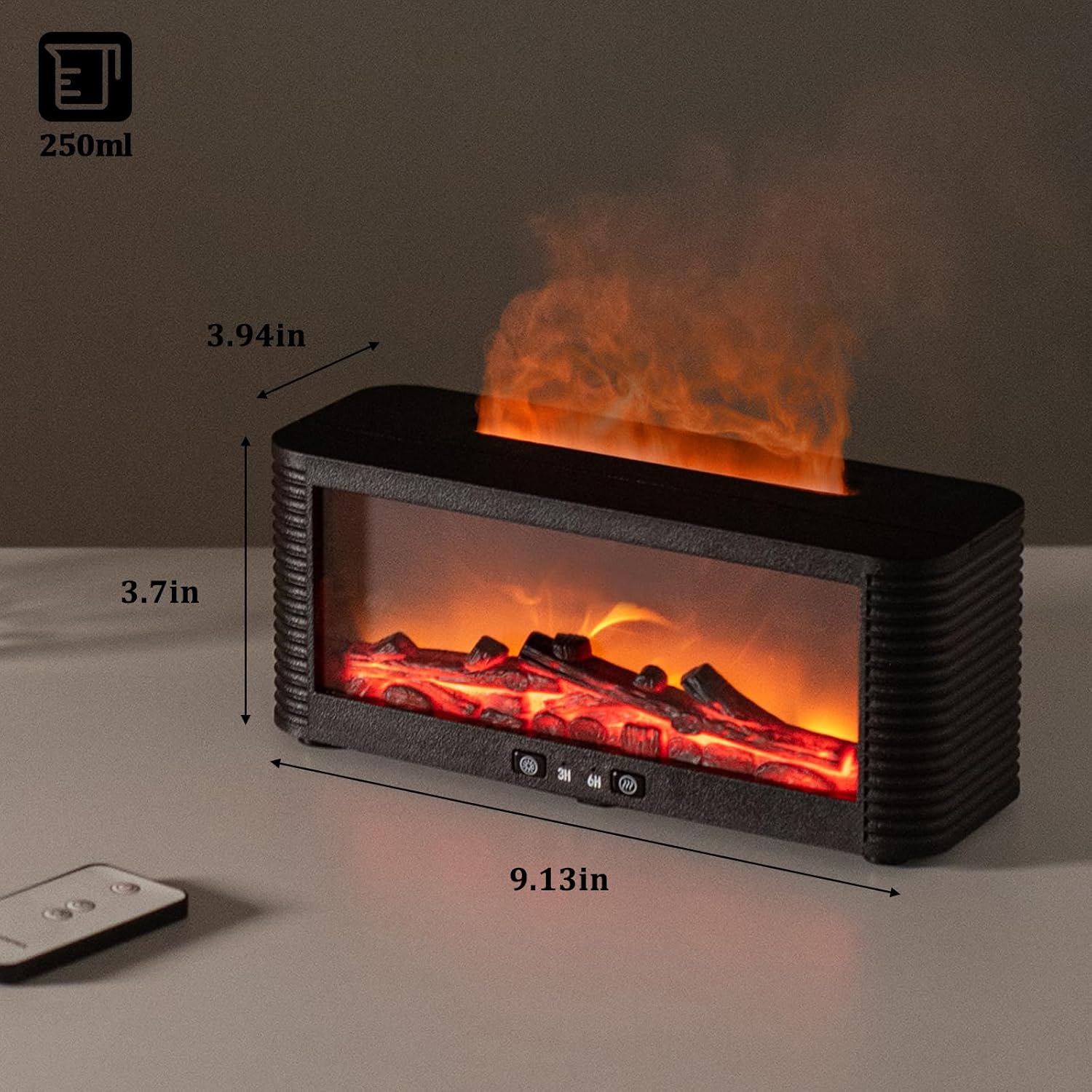 Essential Oil Diffuser for Home, Bedroom Humidifiers, Air Scent Aroma Aromatherapy Ultrasonic Machine, Valentine's Day Gifts, Timer Small Mini difusor de Aromas para casa Living Room Fireplace