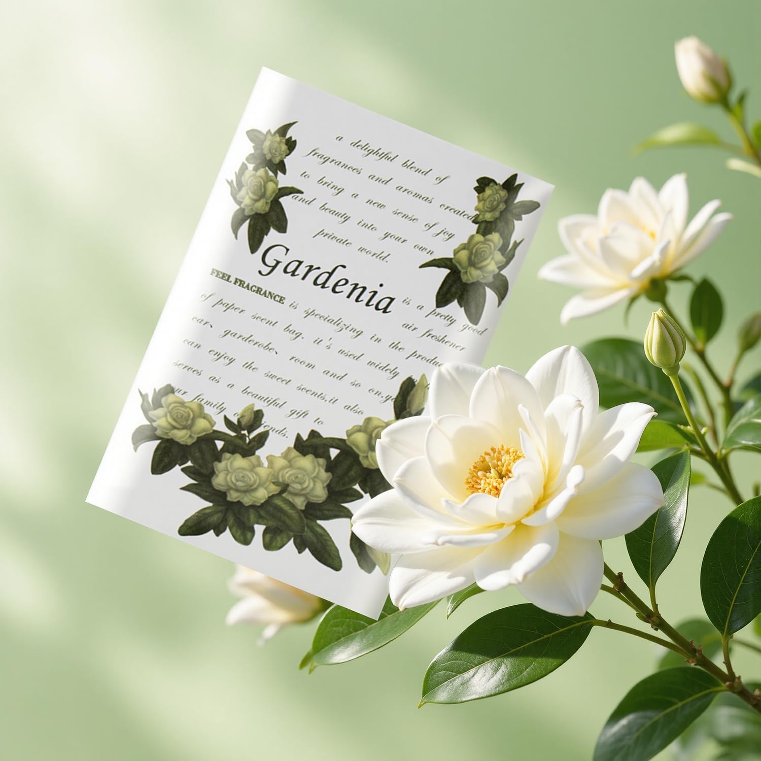 Scented Sachet for Drawers and Closets - Sachet Bags, Lot of 12 (Gardenia)