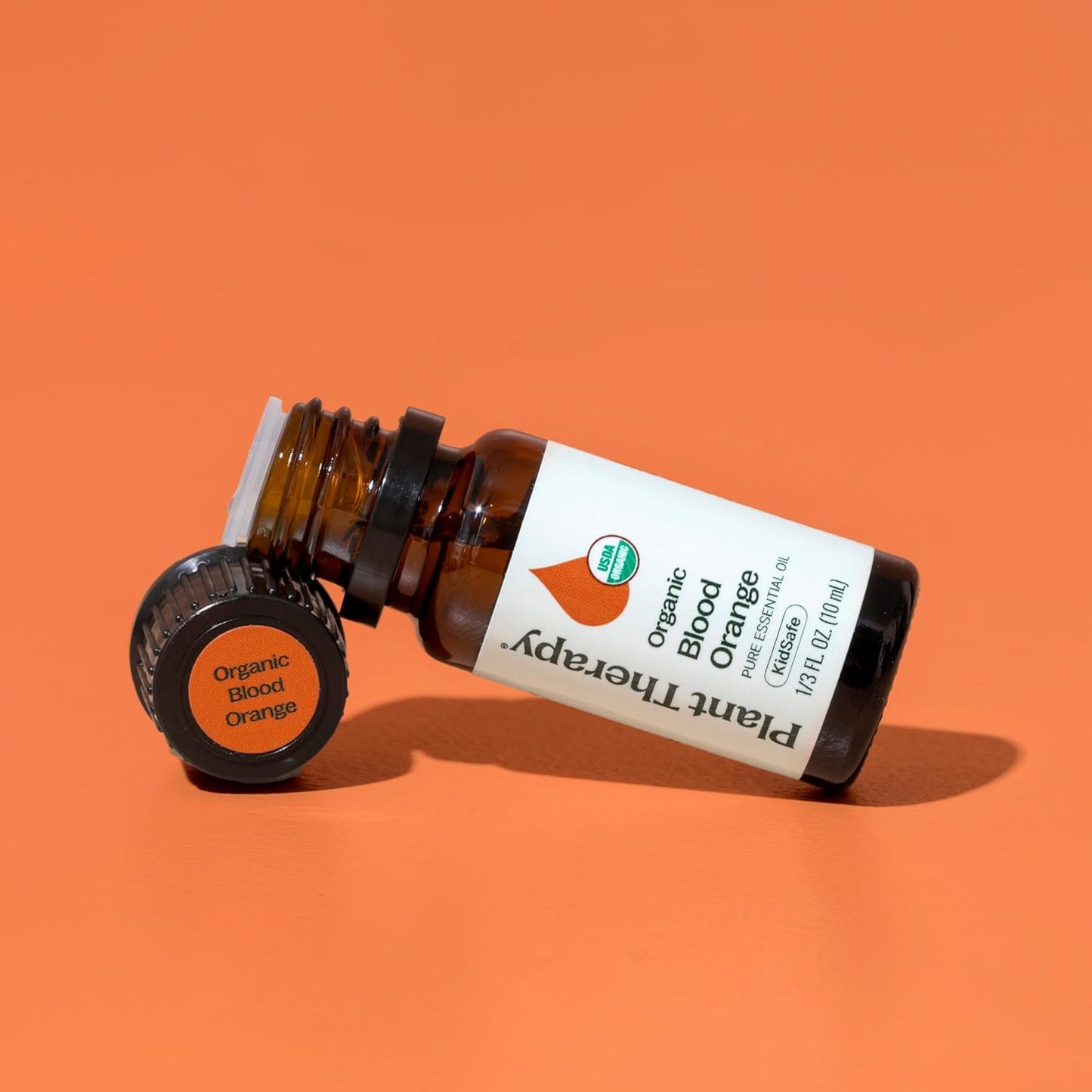Plant Therapy Blood Orange Organic Essential Oil 10 mL (1/3 oz) 100% Pure, Undiluted, USDA Certified Organic, Energizing and Uplifting Aromatherapy