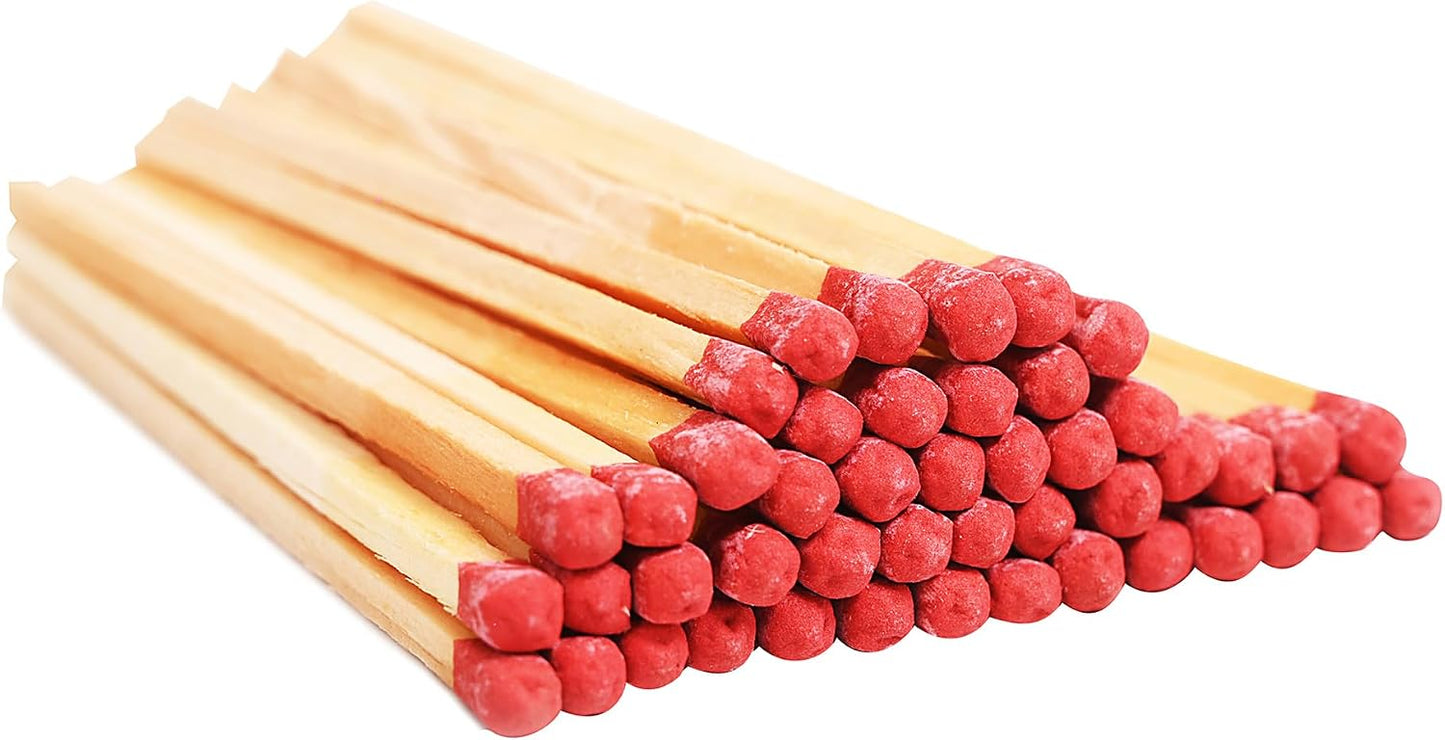 Spark 2-Pack Cigar Matches – 90 Wooden Sticks (45 per Box) – 98mm Long Safety Matchsticks for Cigars, BBQ & Home Use