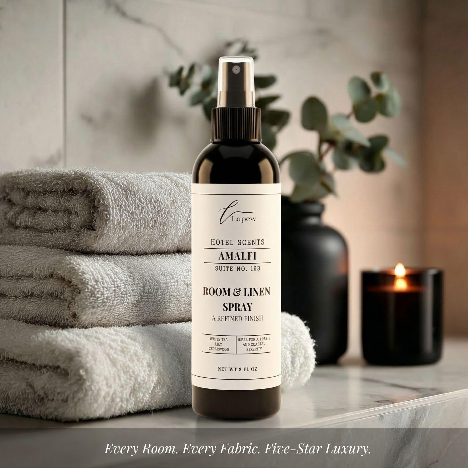 Lapew Hotel Scents Luxury Room Spray | Amalfi Suite 163 | Inspired by the Westin | Linen Spray Air Freshener & Fabric Spray | 8 fl oz