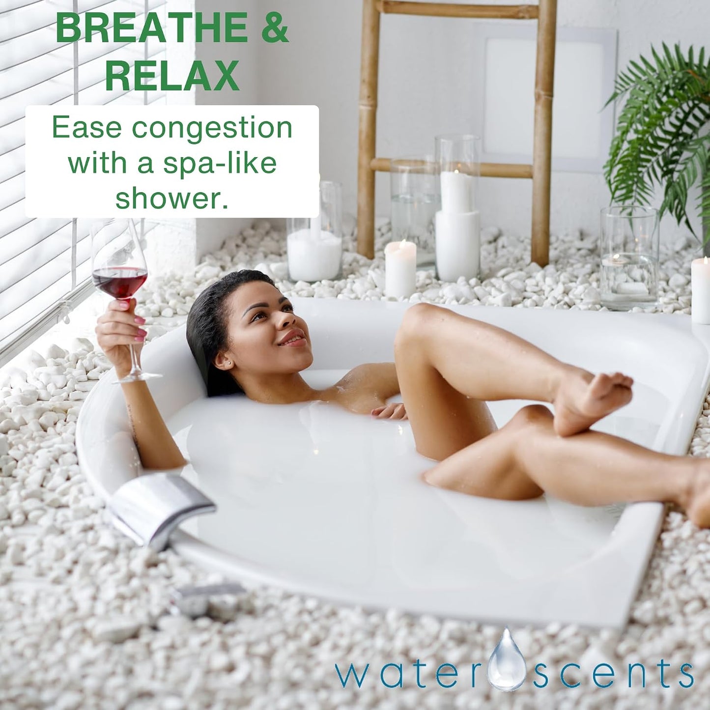 Eucalyptus Shower Steamer Mist – Aromatherapy Flower Fizzy with Spearmint Essential Oils – Vegan, Natural, & Handmade in USA | 6-Packs