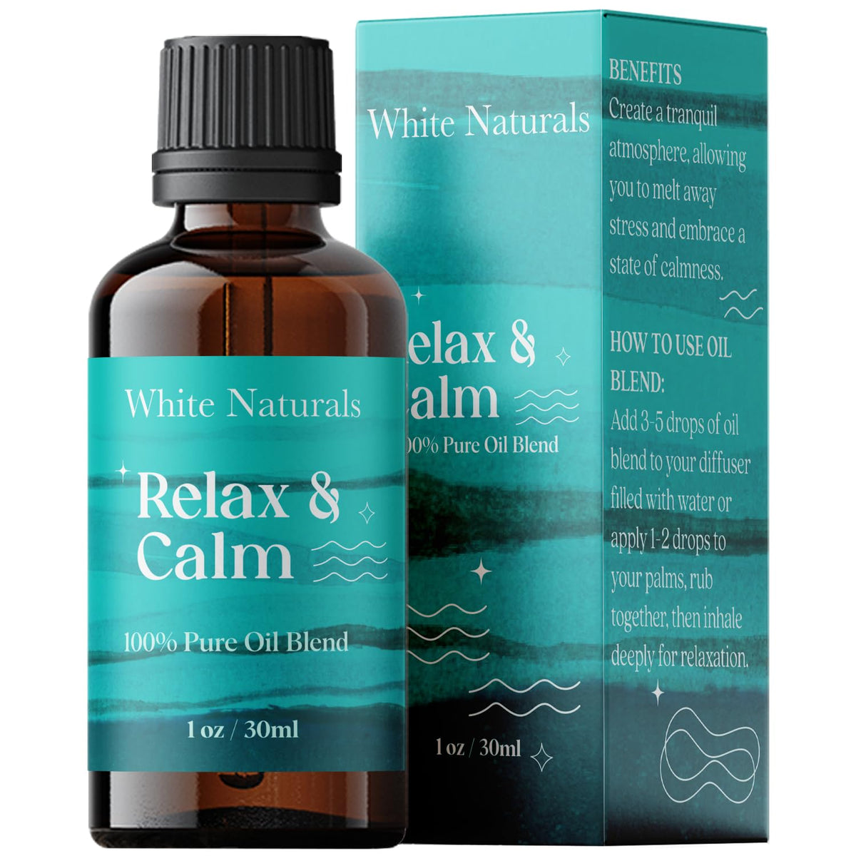 White Naturals Relax & Calm Essential Oil Blend