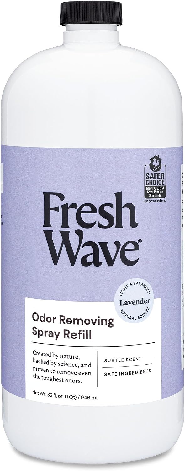 Fresh Wave Lavender Scent Odor Eliminator Spray & Air Freshener Refill, 32 fl. oz.