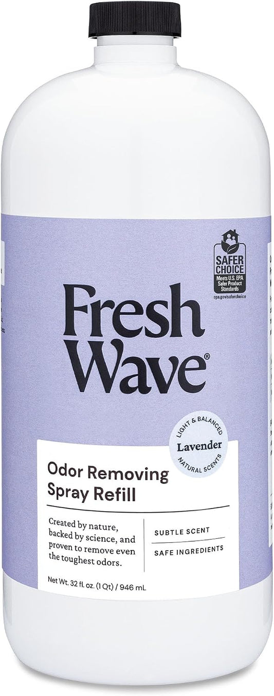 Fresh Wave Odor Eliminator Spray Refill, Room &amp; Fabric, 32 oz, Lavender