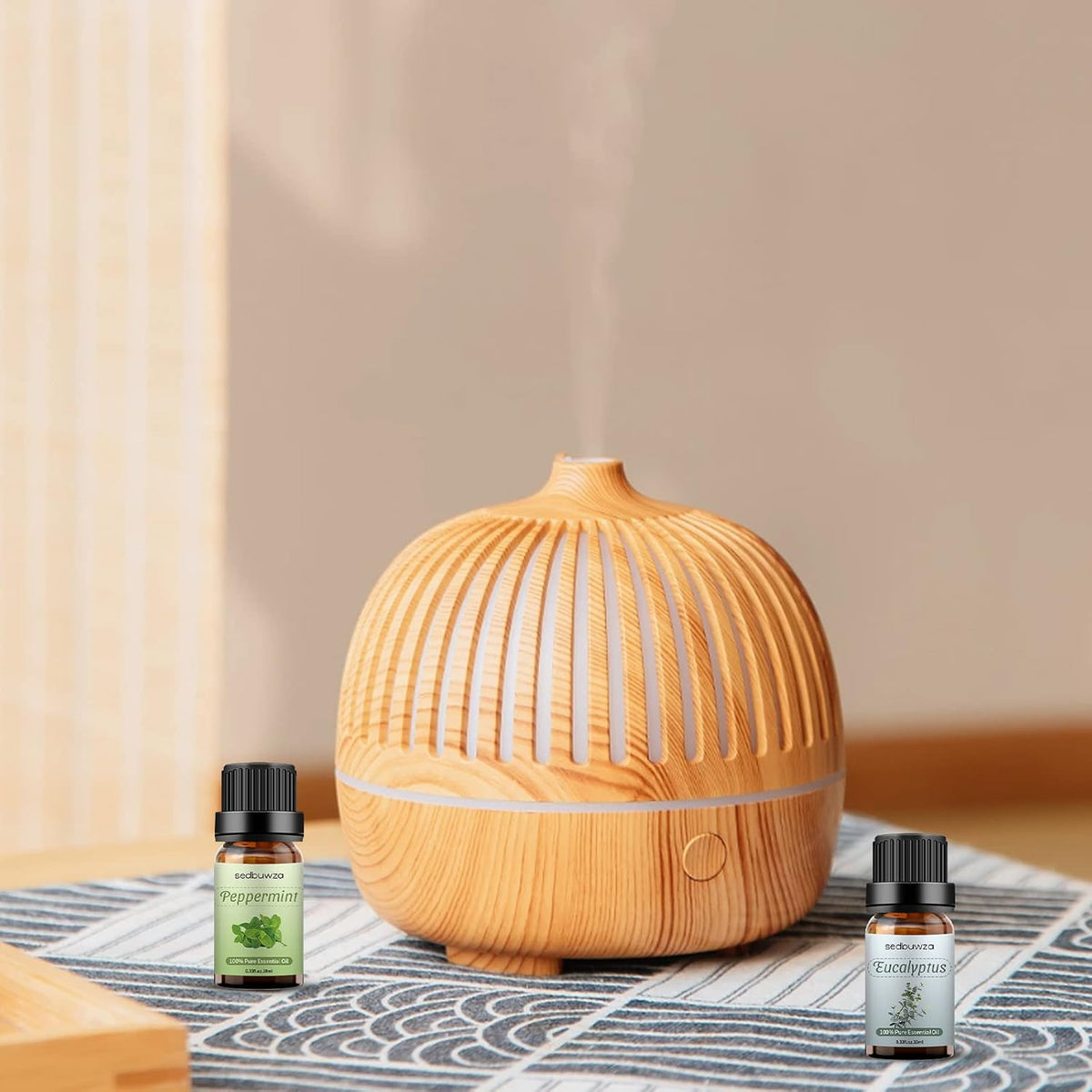 Sedbuwza Peppermint and Eucalyptus Oil Set