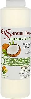 Coconut Oil - Fractionated - MCT (medium-chain triglycerides) - 1 Pint (16 oz) - liquid - Food Grade - Safety Sealed Resealable HDPE Container, Microwave Safe (remove foil seal), Freezer Safe
