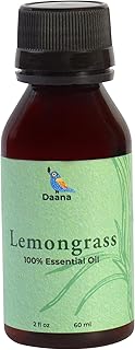 DAANA Lemongrass Essential Oil : Pure, Undiluted (2 fl Oz)
