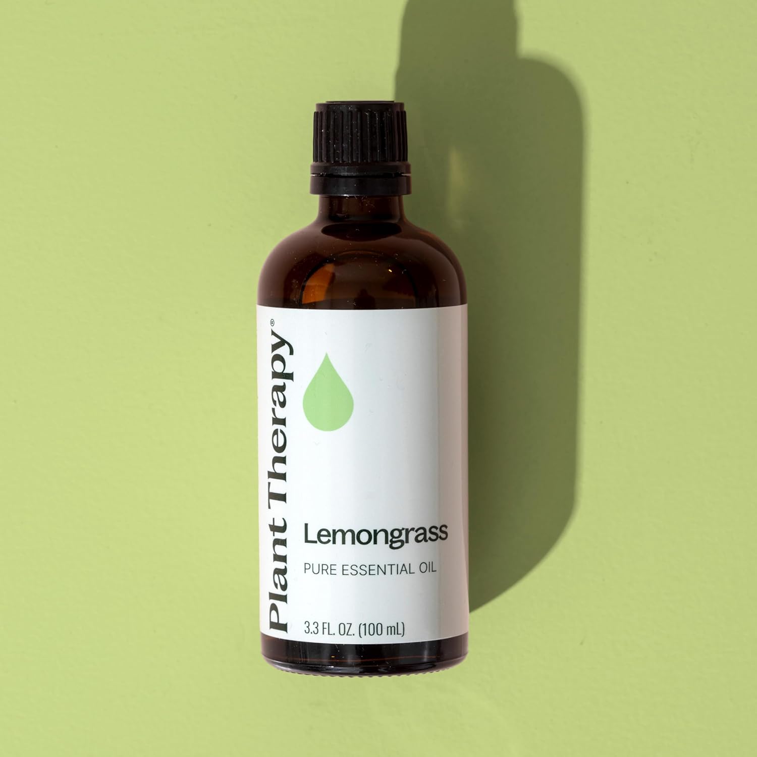 Plant Therapy Lemongrass Essential Oil 100 mL (3.3 oz), 100% Pure, Undiluted, Aromatherapy, Deodorizing, and Immune Support