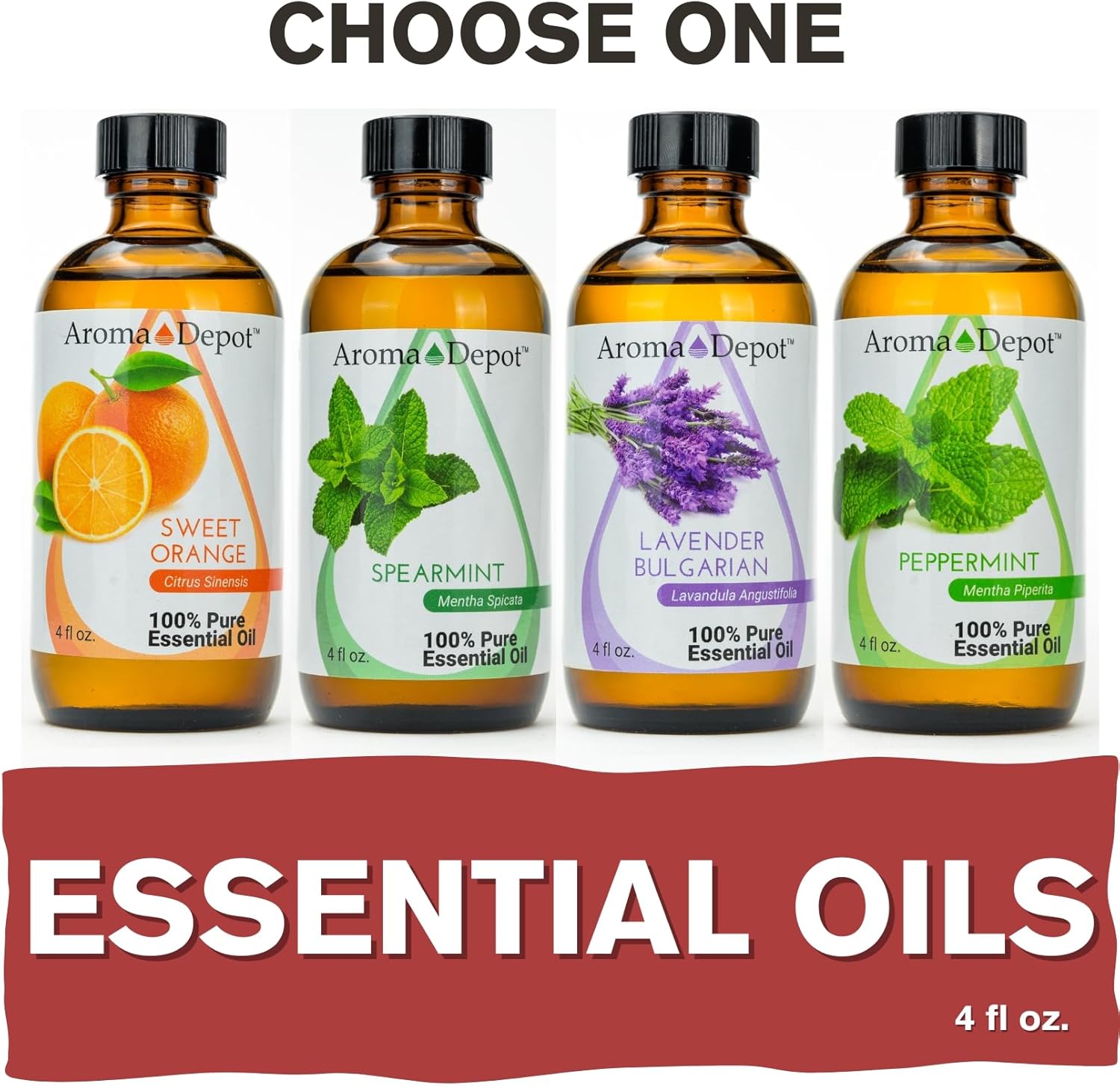 4 fl oz. Rosemary Essential Oil with Dropper 100% Pure Natural, Therapeutic Grade. Ideal for Aromatherapy, Oil Diffuser. Ideal for Body, Skin, and face. (4 Ounce)