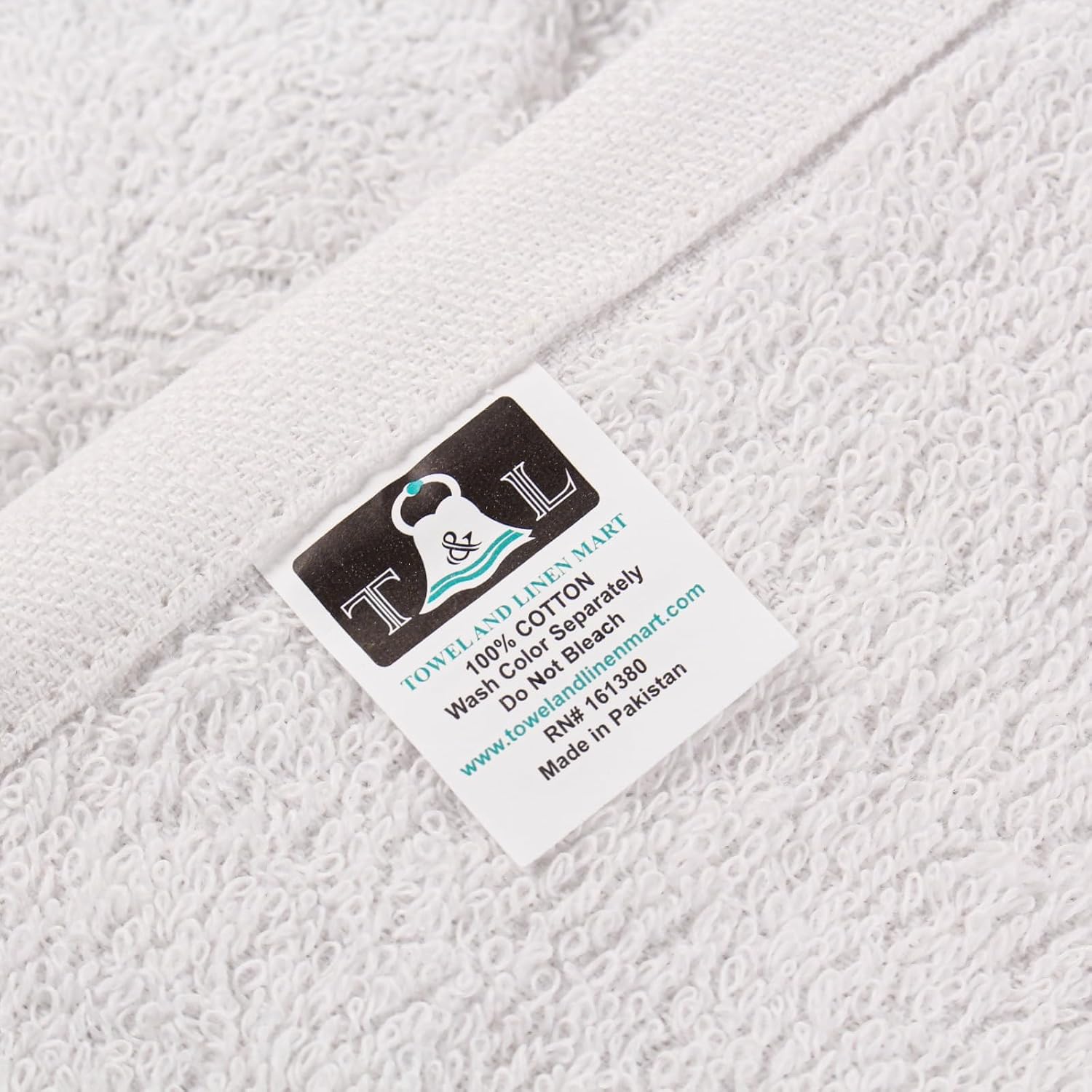 Towel and Linen Mart 100% Cotton White 6 Pack Bath Towel Set, Quick Dry, Super Absorbent, Light Weight, Soft Feel for Hotel, Spa and Bathroom (27 X 54) (White, 27 x 54 6 Pack)