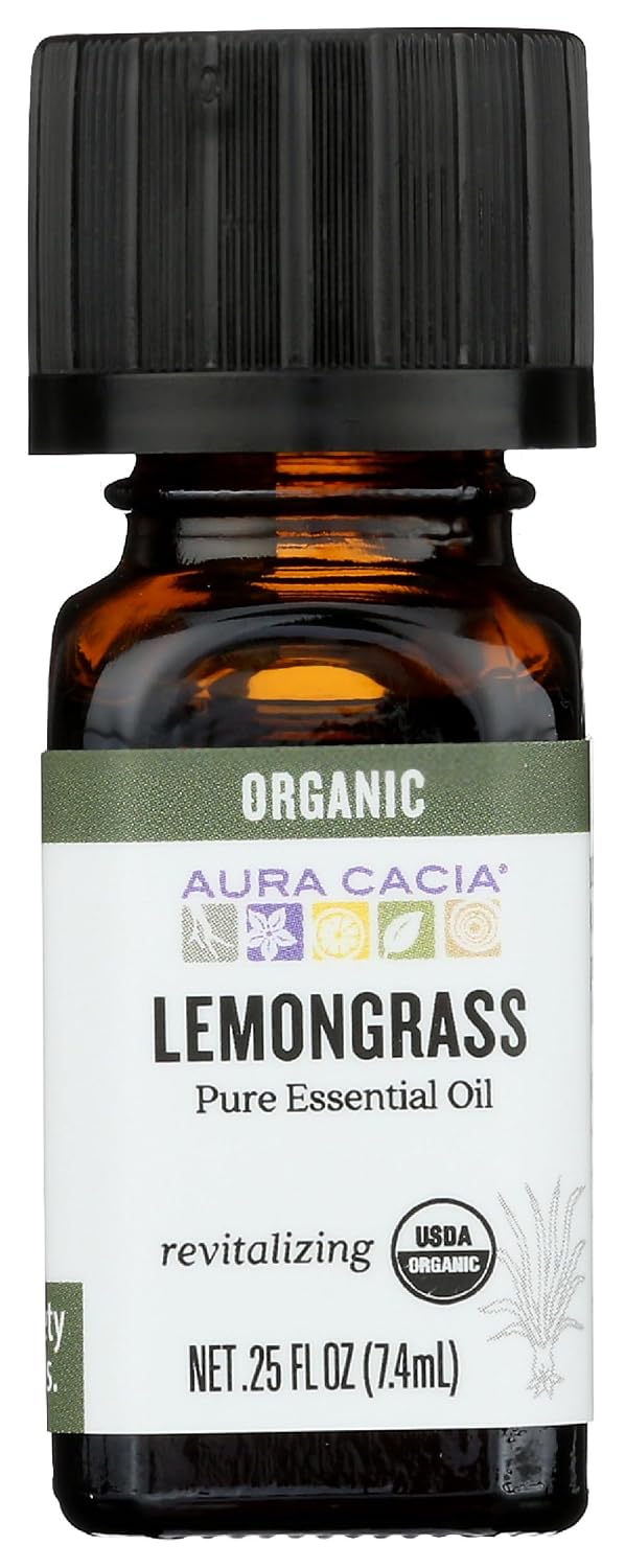 Aura Cacia Organic Lemongrass Essential Oil