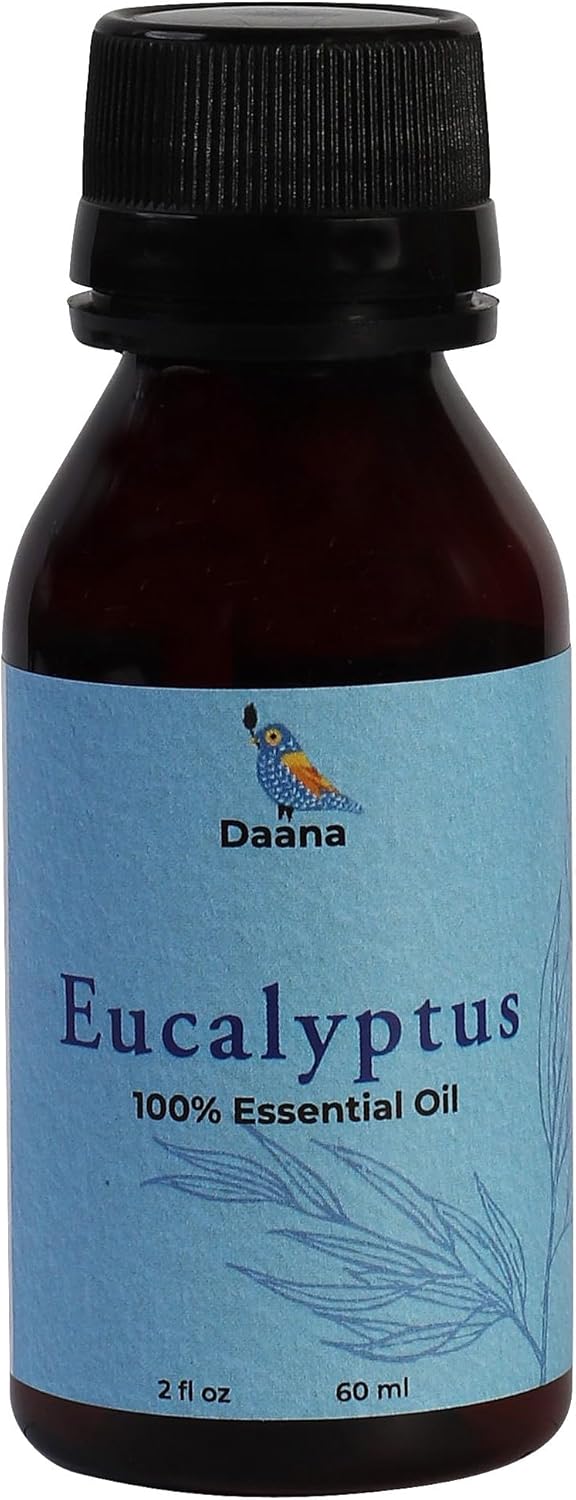 DAANA Eucalyptus Essential Oil : Pure, Undiluted (2 Fl Oz)