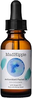 Mad Hippie Antioxidant Facial Oil - Face Oil for Women/Men with Organic Argan Oil, Non-Comedogenic Moisturizer for Face with Natural Sources of Vitamin C & Vitamin E Oil for Skin Care, 1.02 Oz