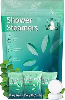 Shower Steamers Aromatherapy -18 Pack Eucalyptus Mint Shower Steamer for Women Men, Eucalyptus for Shower, Self Care Fathers Day Gift for Dad Husband - Sinus Relief Relaxation Stress Relief