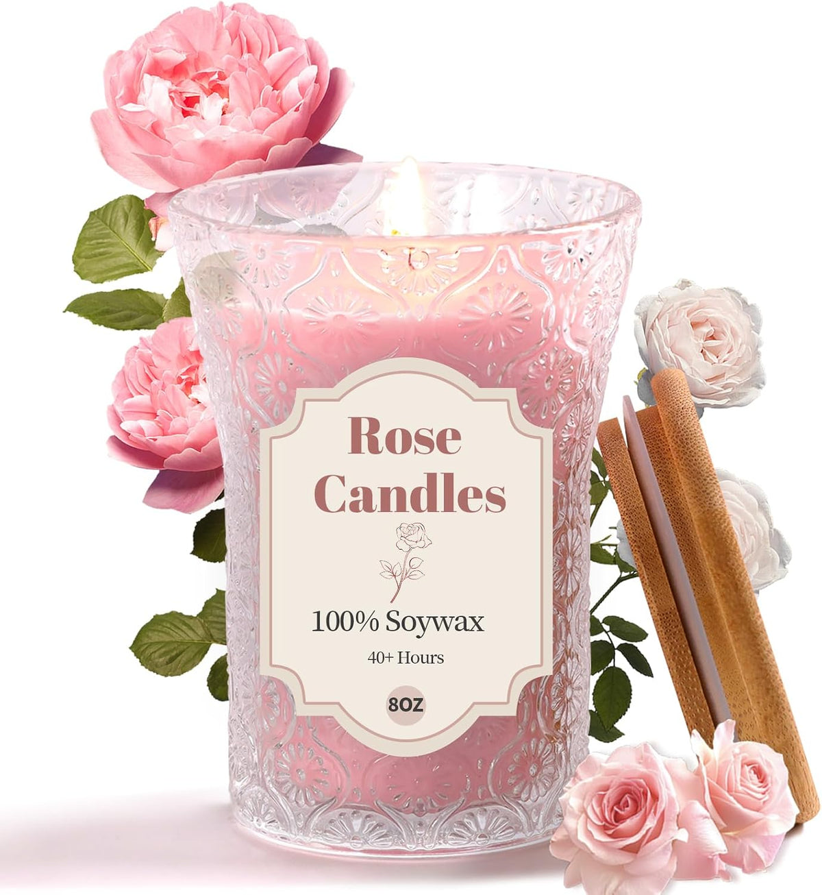 Rose Scented Candle