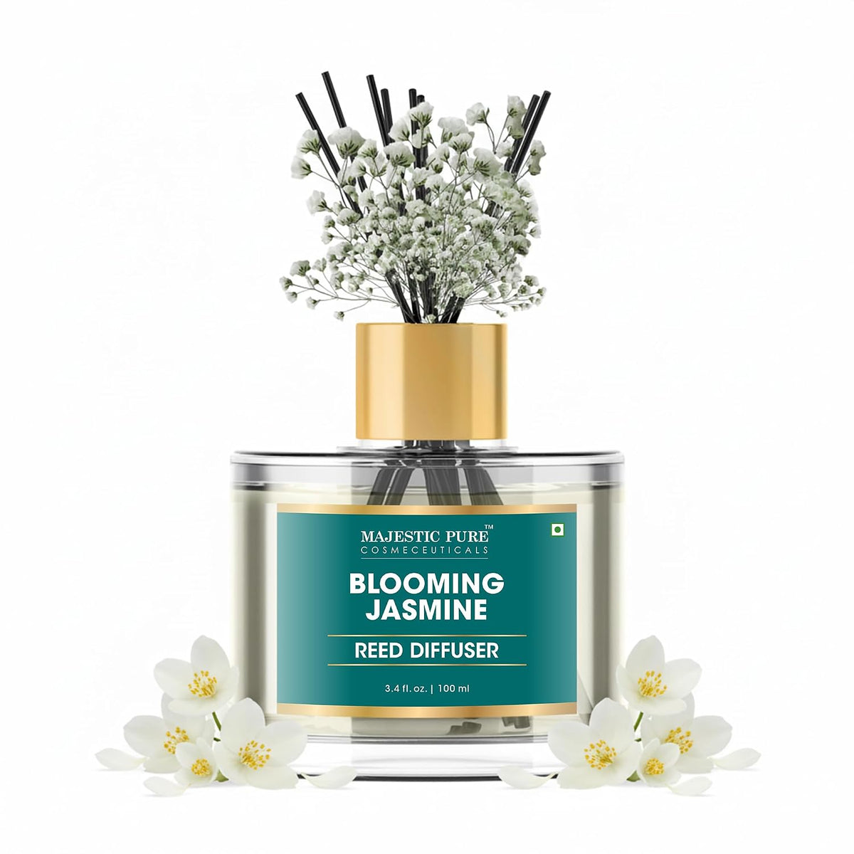 Majestic Pure Blooming Jasmine Reed Diffuser for Home