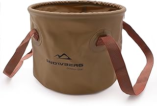 Multifunctional Collapsible Bucket,Portable Bin,Car Wash Bucket,Lightweight Foldable Bucket with Handles for Camping,Dish Washing,Laundry,Soaking Feet,Fishing,Hiking