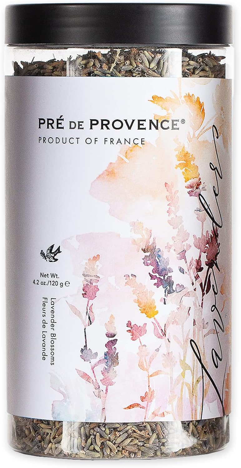 Pre de Provence Provincial Lavender Collection Soft Calming Scent for Your Home, Dried Blossoms, 4.2 oz
