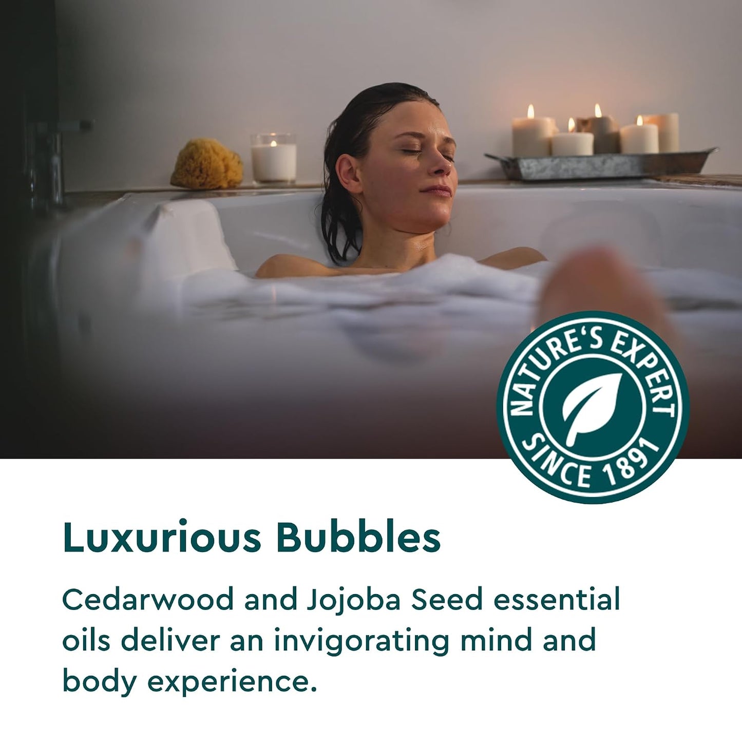 Kneipp Cedarwood Aromatherapy Bubble Bath - Good for a Luxurious Self-Care Experience - for Men Only - Vegan - Sulfate Free - 13.5 fl oz - Up to Eight Baths