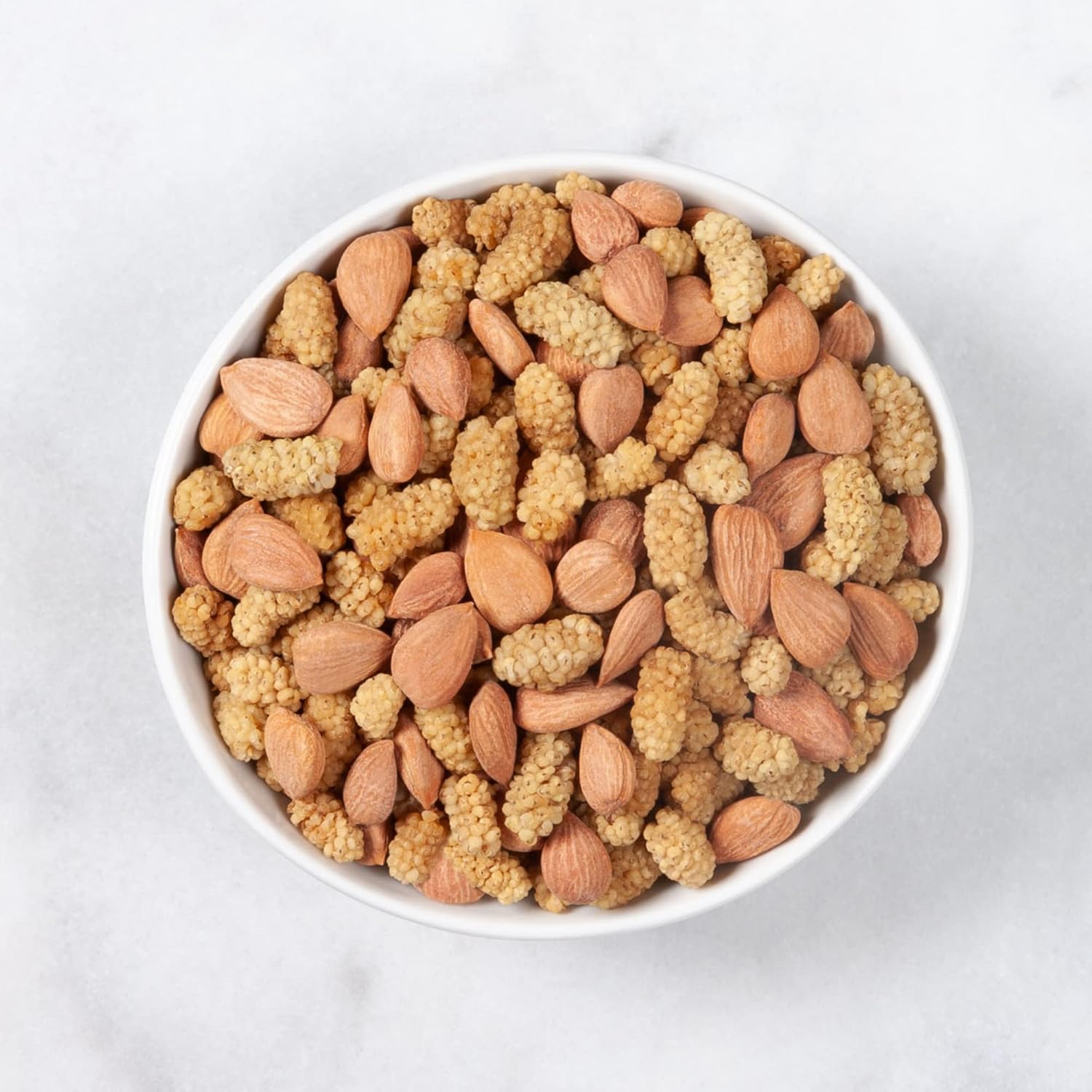 Ziba Foods Trail Pairing - Sweet Apricot Kernels & Dried Mulberries Mix - Non-GMO, Vegan, Whole 30 Friendly & Paleo - High in Fiber, Iron & Immune Boosting Antioxidants - Sweet & Savory, Pack of 6