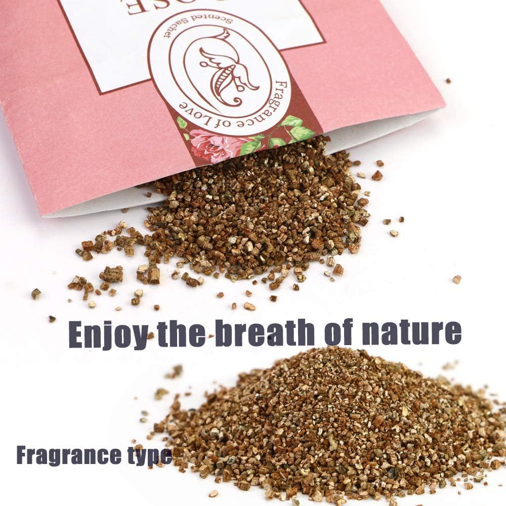 15 Pack Closet Air Freshener, Flower Scented Sachets Bags for Drawer and Closet, Fresh Scents Freshener with Hanger