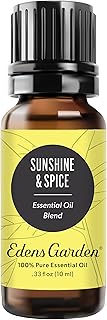 Edens Garden Sunshine Spice Essential Oil Blend- 100% Pure Premium Grade, Undiluted, Natural, Therapeutic, Aromatherapy, The Best for Diffusing, Candle, Laundry, Humidifiers 10 ml (.33 fl oz)