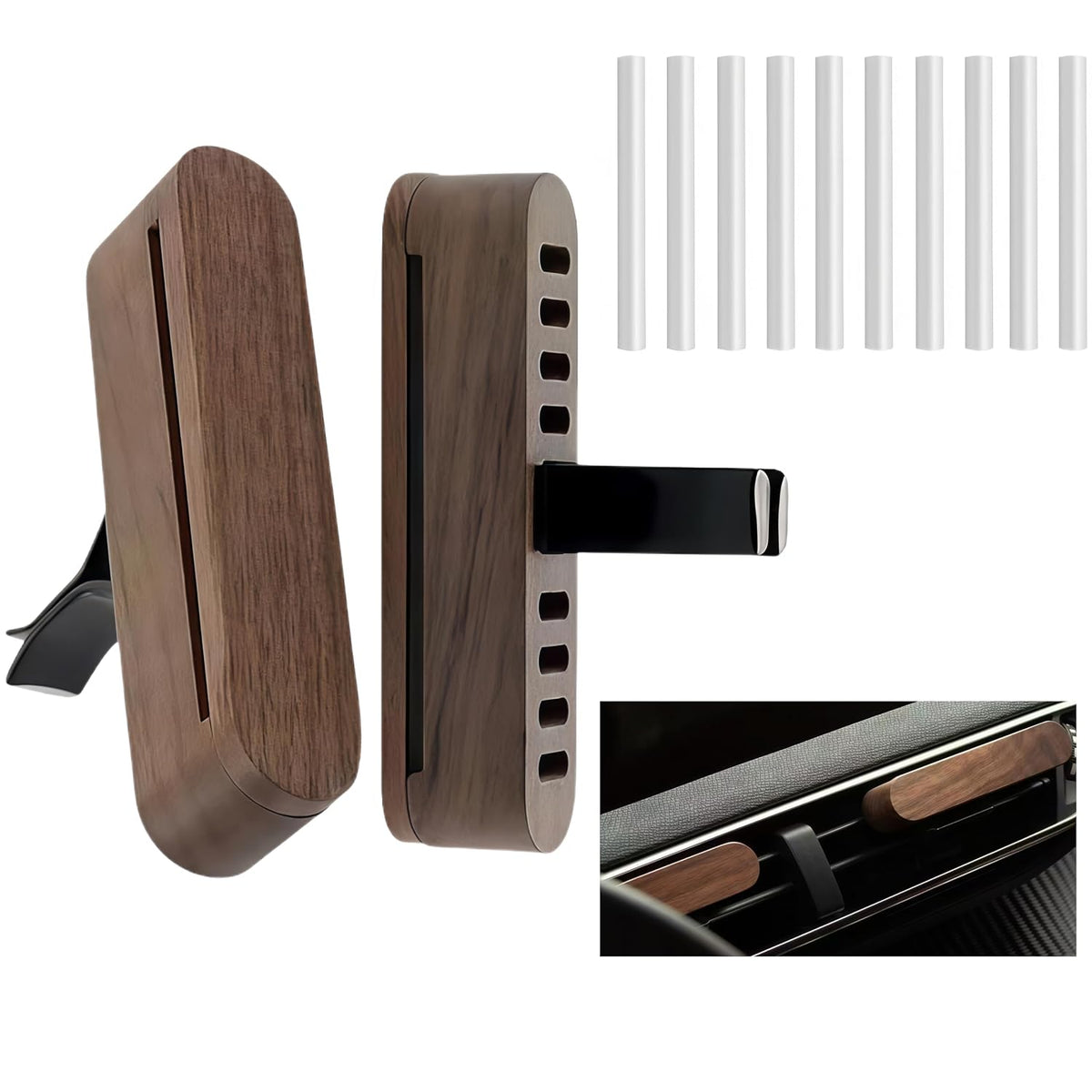 2 PCS Car Essential Oil Diffuser Vent Clip