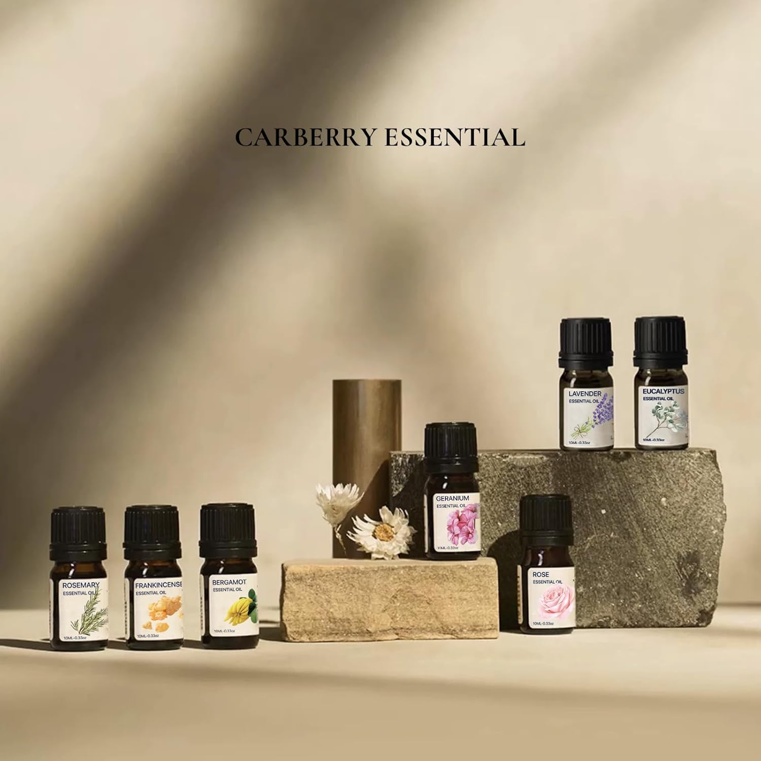Essential Oils Set 100% Pure Oils Top 12 Oils Gift Kit for Diffuser Home Lavender,Peppermint,Eucalyptus,Lemongrass,Orange,Rosemary,Grapefruit,Frankincense,Geranium,Rose,Bergamot 12x10ml