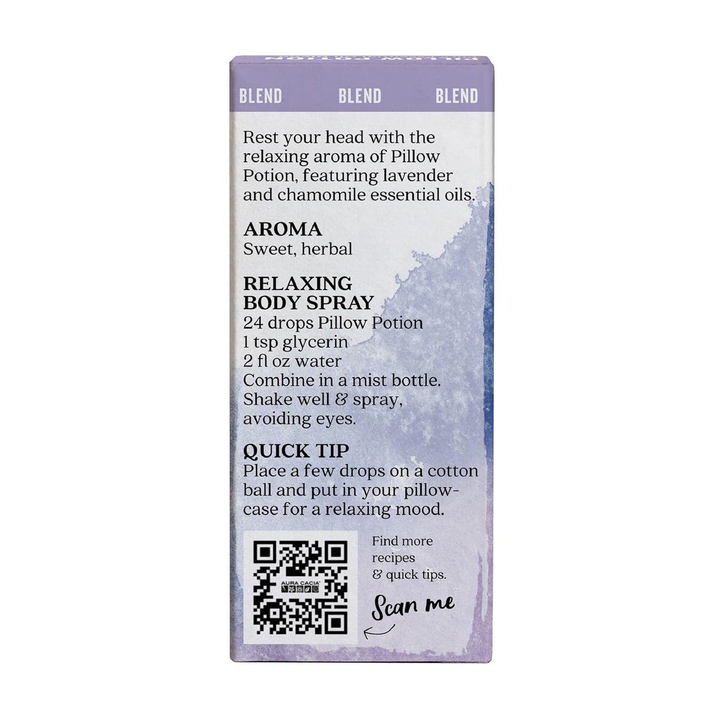 Aura Cacia Essential Oil Calming Pillow Potion, 0.5 Fluid Ounce