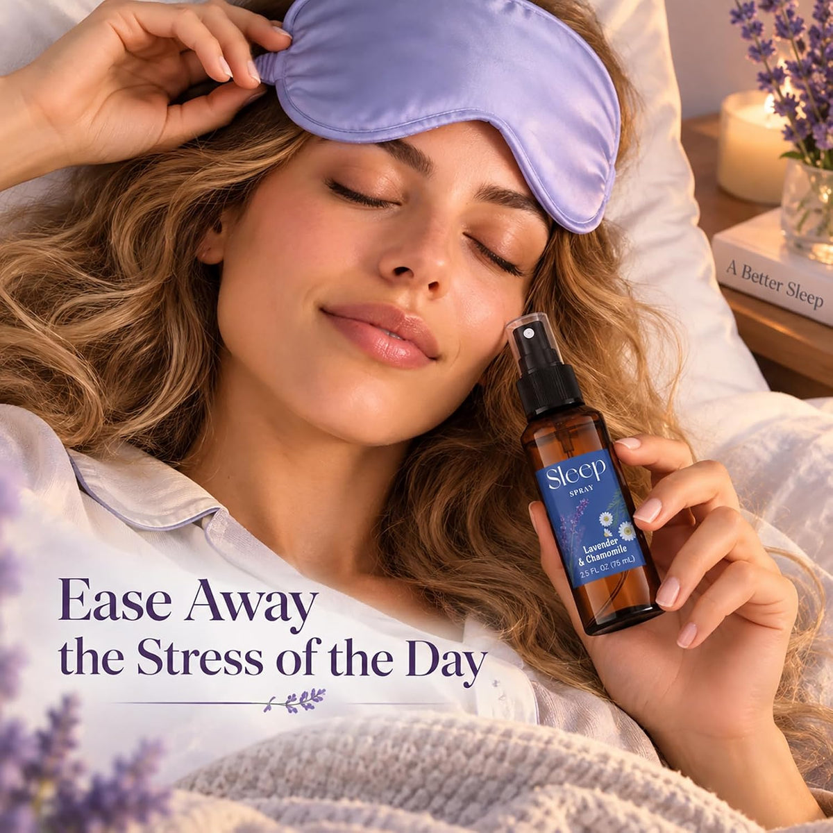 STRN Sleep Spray with Lavender Essential Oil, Pillow Spray, 2.5 FL OZ * 4