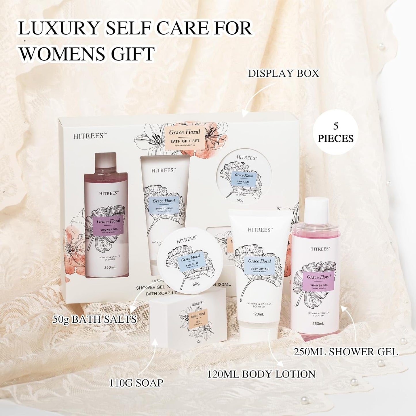 Spa Gift Basket for Women & Men, Face Skin Care Set, Bath & Body Set, Self Care Hydrating Pamper Kit, Bath Bomb, Birthday, Christmas, Valentines, Mother Day, Anniversary Spa Travel Set Holiday Gift