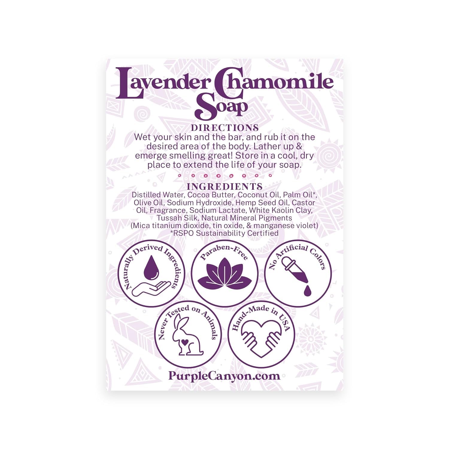 Purple Canyon 6 Piece Lavender Bath-to-Bed Gift Box | Bath Bombs, Soap, and Body Butter Infused with Magnesium and Deep Sea Minerals | Self-Care Products for Rest and Relaxation
