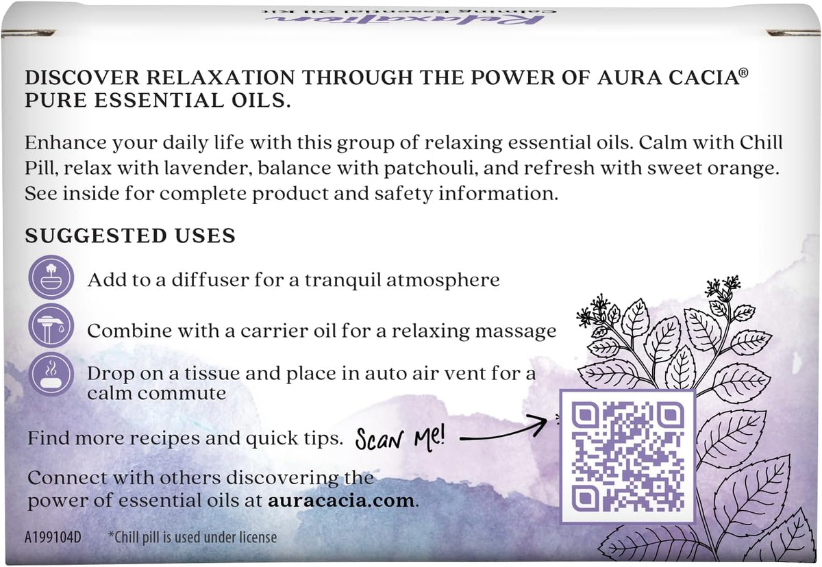 Aura Cacia Essential Oil Relaxation Kit
