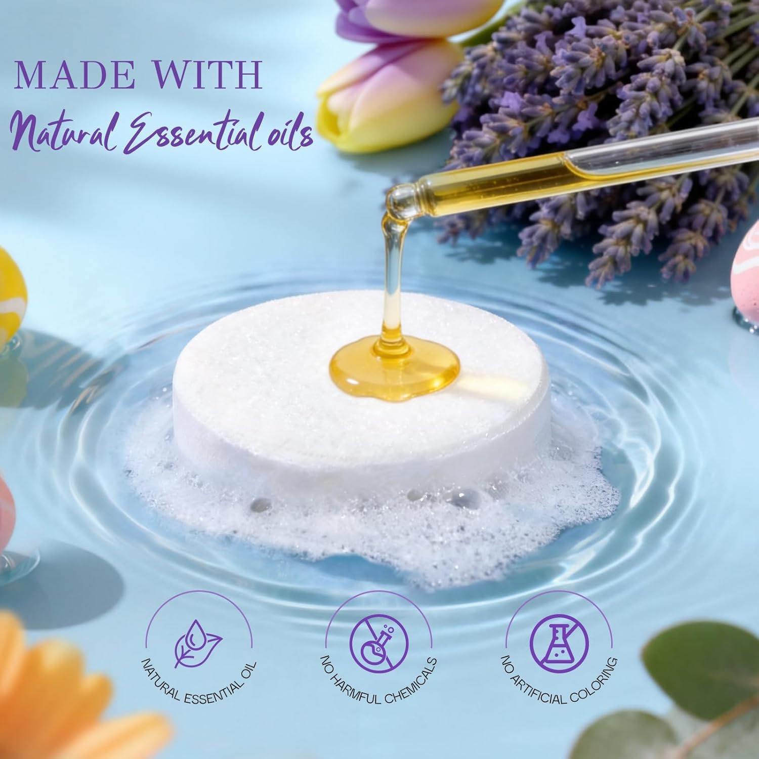 8 Pcs Shower Steamers Aromatherapy: Birthday Gifts for Women Mom Teen Girl Friends Sister, Self Care with Natural Essential Oils Relaxation Home SPA Travel Holidays, Spa Day Essentials for Adults