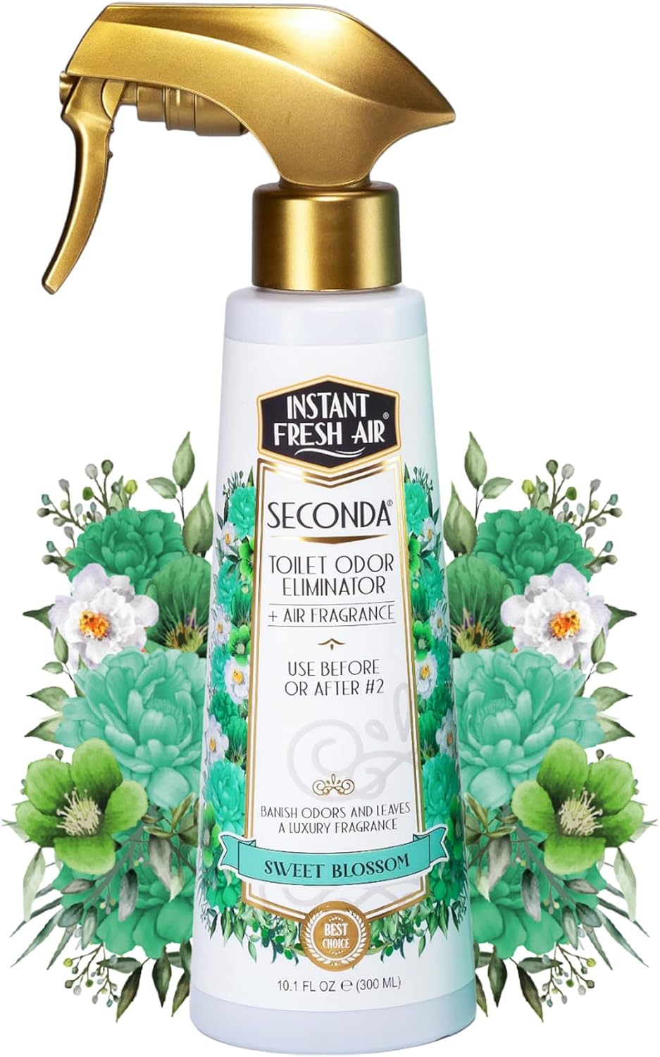 Seconda' Bathroom Air Freshener &amp; Toilet Spray - Blossom