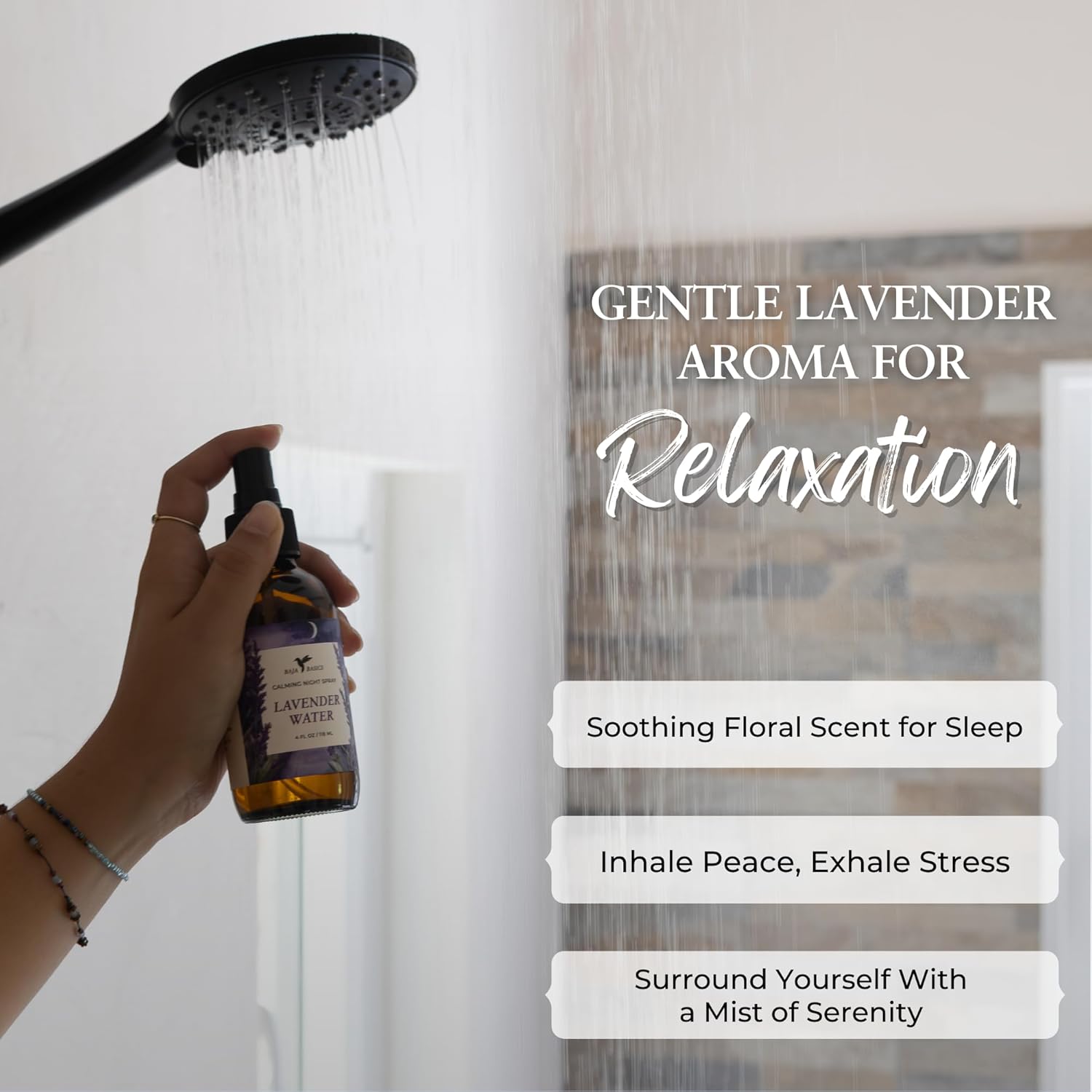 Lavender Spray for Sleep – Soothing Pillow Mist for Deep Relaxation, Stress Relief, and Restful Nights – Calming Aromatherapy for Sleeping – Lavender Linen Spray for Bedding – 4 oz