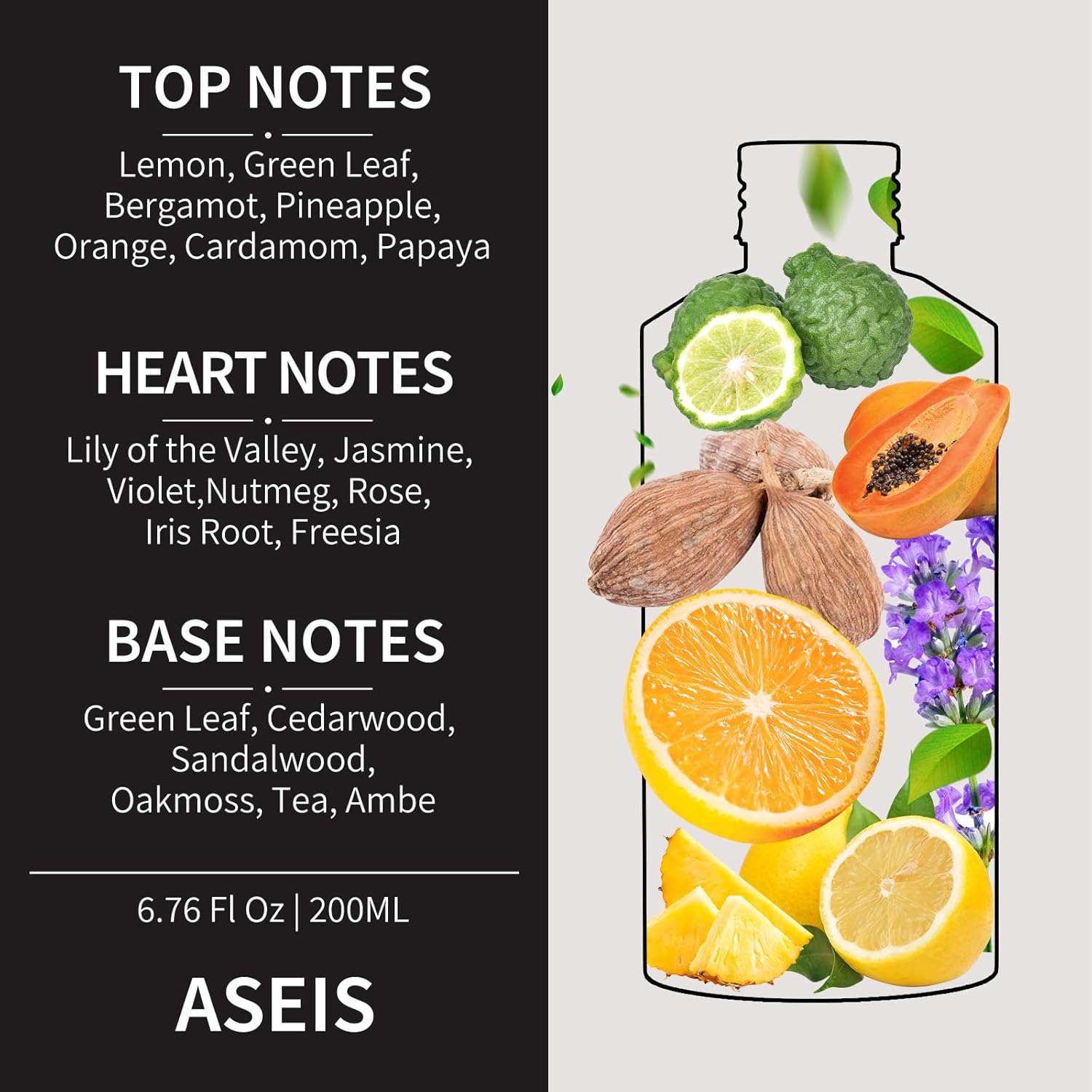 Hotel Collection Diffuser Oil- 6.76 Fl Oz/200ML-ASEIS,Luxury Essential Oils for Diffuser Refill & Machines,Bigger Bottle, Bolder Aroma, Longer Lasting