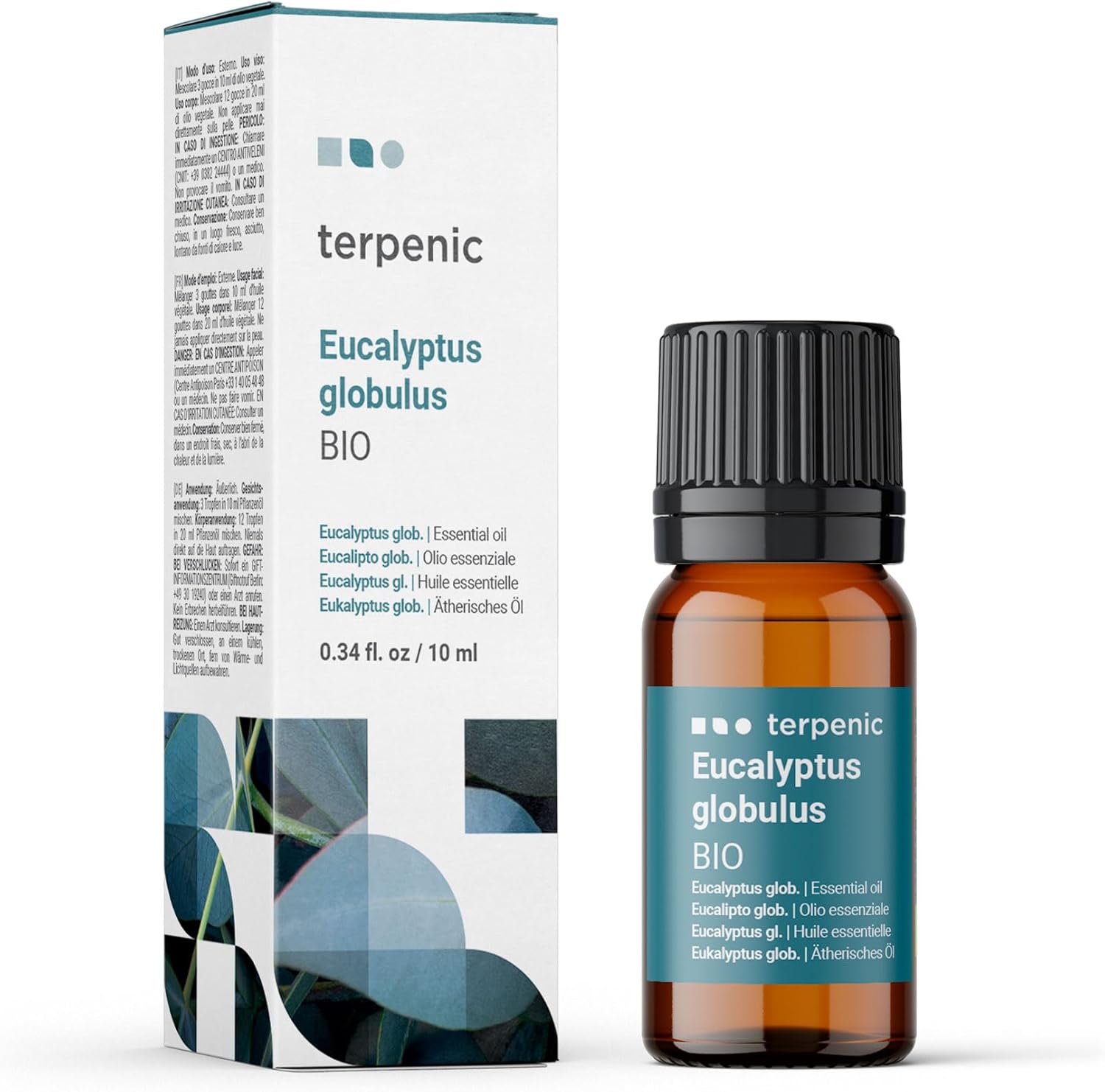 Organic Eucalyptus Globulus Essential Oil, 0.3 fl oz