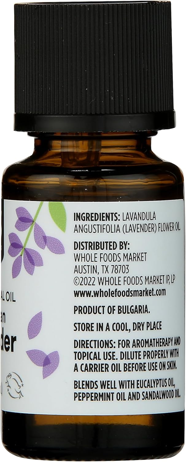 365 by Whole Foods Market, Bulgarian Lavender 100% Essential Oil, 0.5 Fl Oz