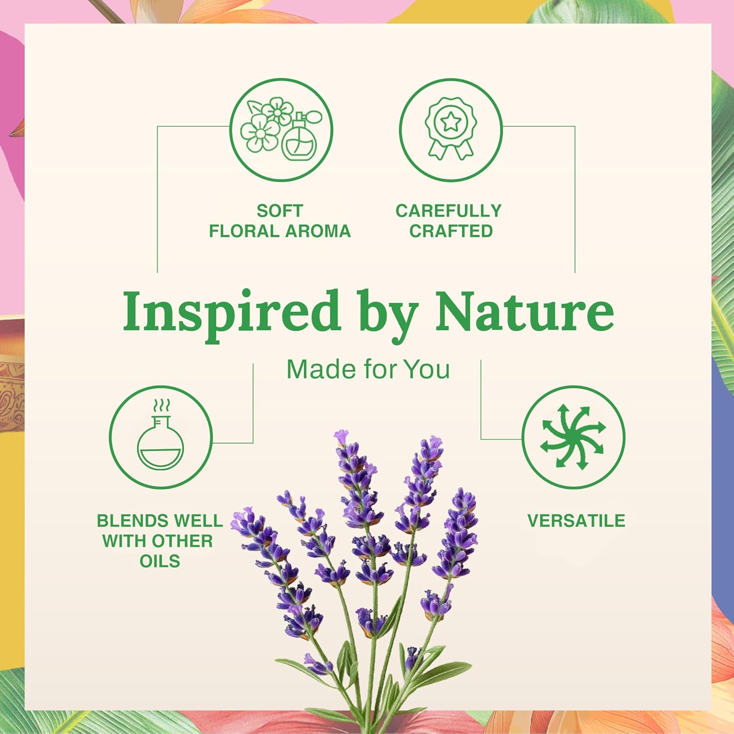 SVA Lavender Essential Oil 4 Fl Oz – for Aromatherapy, Diffuser, Skin & Hair Care – Ideal for Massage & DIY Blends – with Dropper
