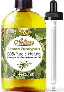 Artizen Lemon Eucalyptus Essential Oil Therapeutic Grade – Large 2oz Bottle for Aromatherapy & Topical Use – (Pure & Natural)