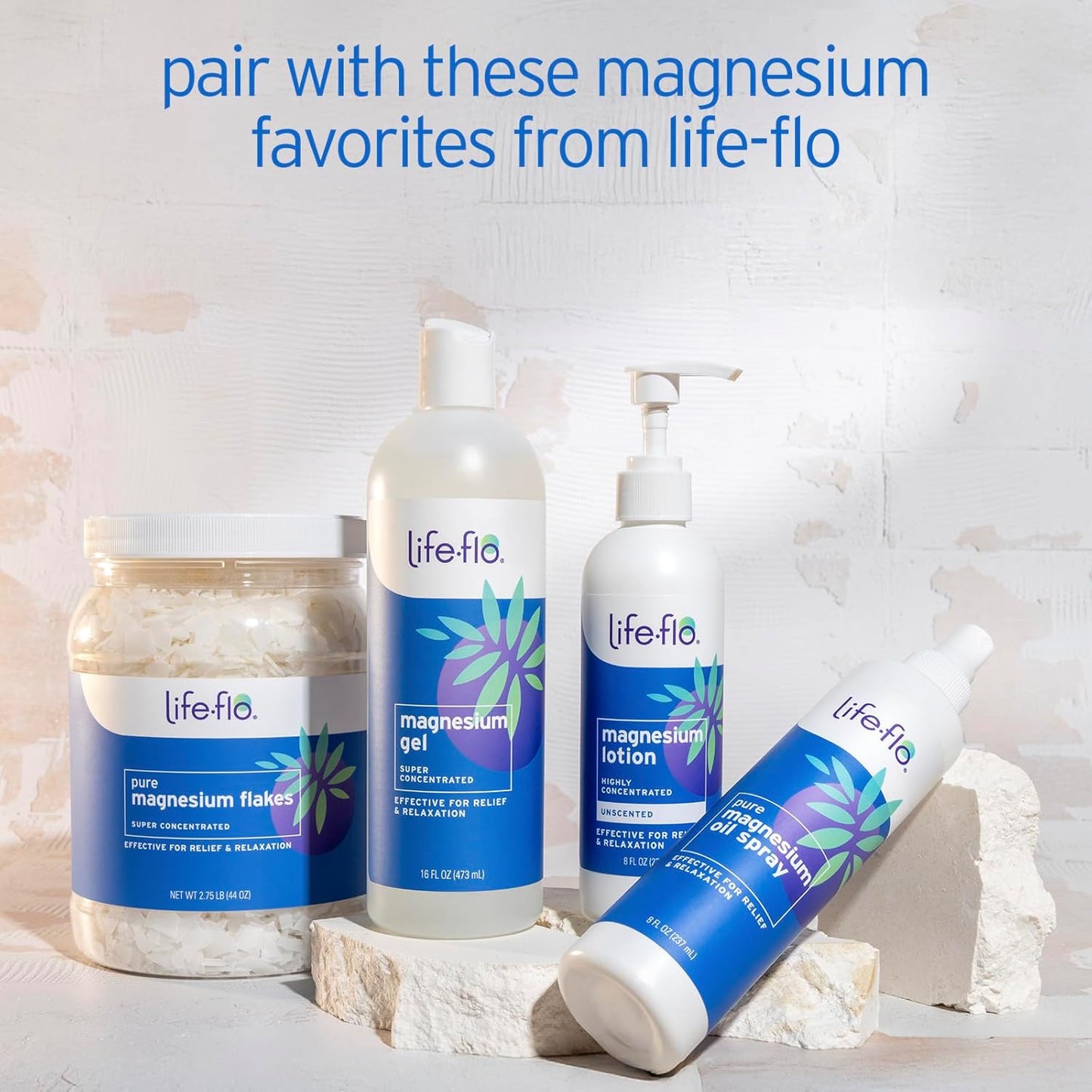 LIFE-FLO MigraZap Magnesium Roll On w/Magnesium Chloride, Lavender Essential Oil, Peppermint Essential Oil - Massage onto Temples, Forehead and Neck to Help Soothe The Mind, 60-Day Guarantee, 0.24oz