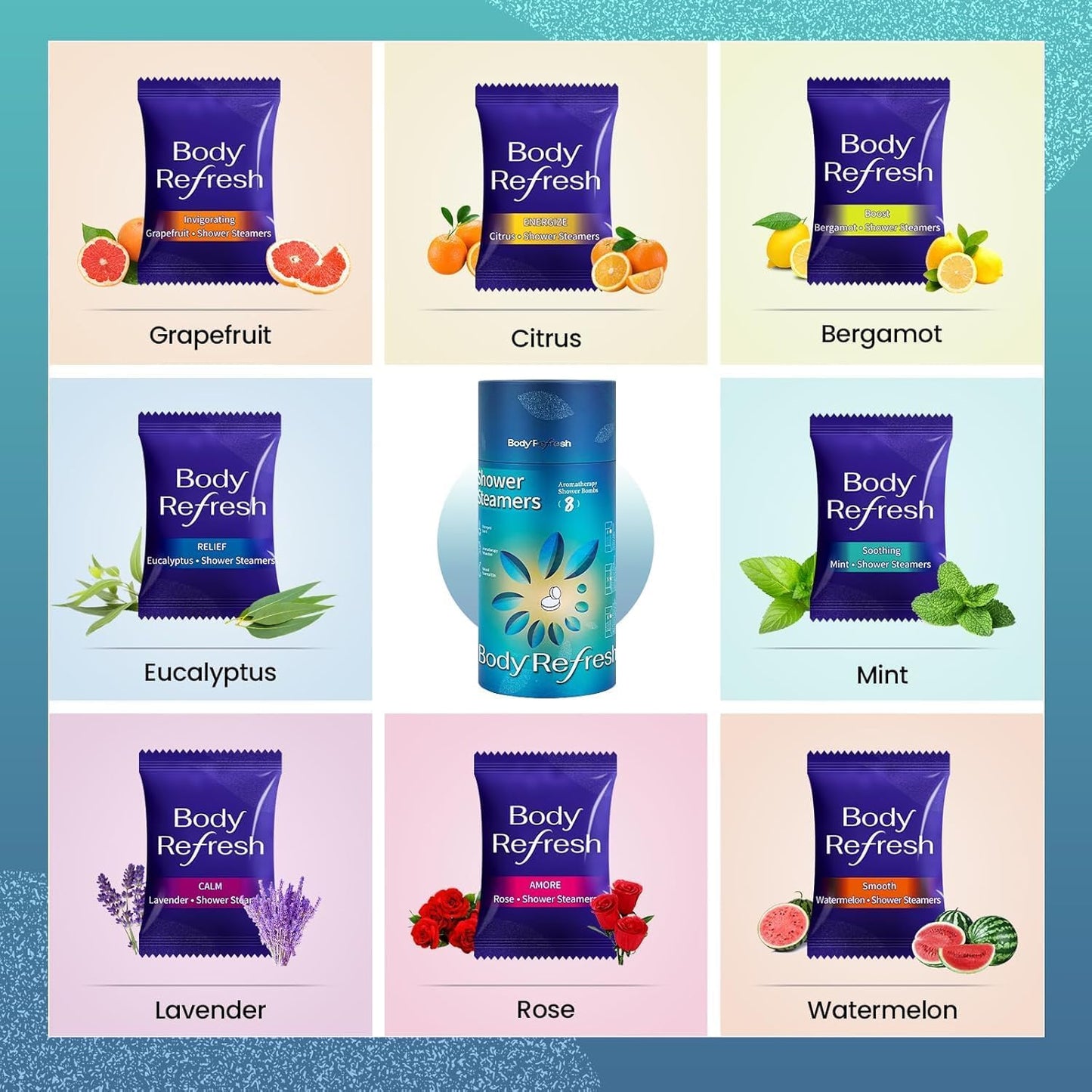 Shower Steamers Aromatherapy 8 Pack - Shower Bombs with Essential Oil, Gift for Dad Husband Boyfriend Him,Birthday Gifts for Men, Self Care Home Spa Relaxation Stress Relief