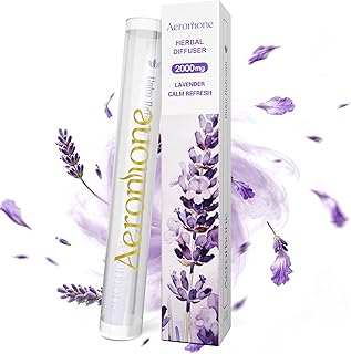 Calm Herbal Diffuser, Calming Blend with Lavender, Saffron & Other Herbs Support for Stress Relief & Ritual Improvement - 2000 mg Essential Oil (Around 900 Uses, Varies by Usage)